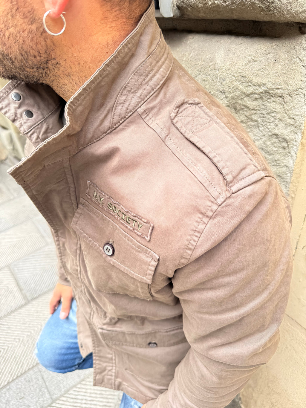 Giacchetta Sahariana di Trèz fango