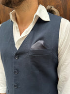 Gilet completo Roger di Hamaki-Ho blu