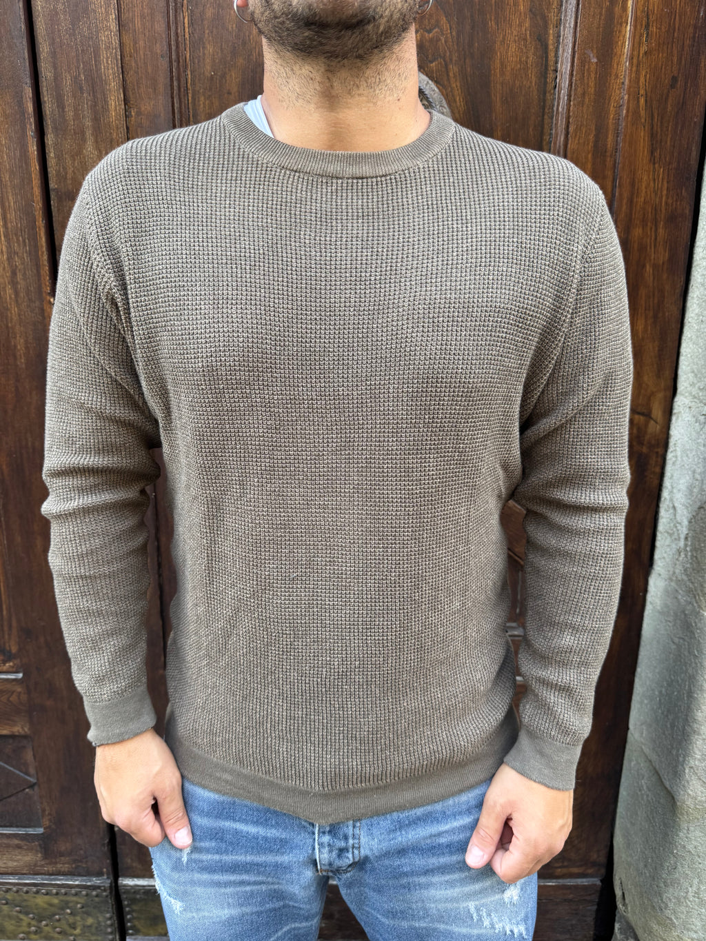 Maglioncino Dexter di Tiffosi tortora