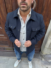 Carica l&#39;immagine nel visualizzatore di Gallery, Giacchetto Prestige di HAMAKI-HO blu navy
