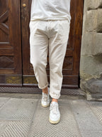 Pantalone Portofino di Tréz bianco