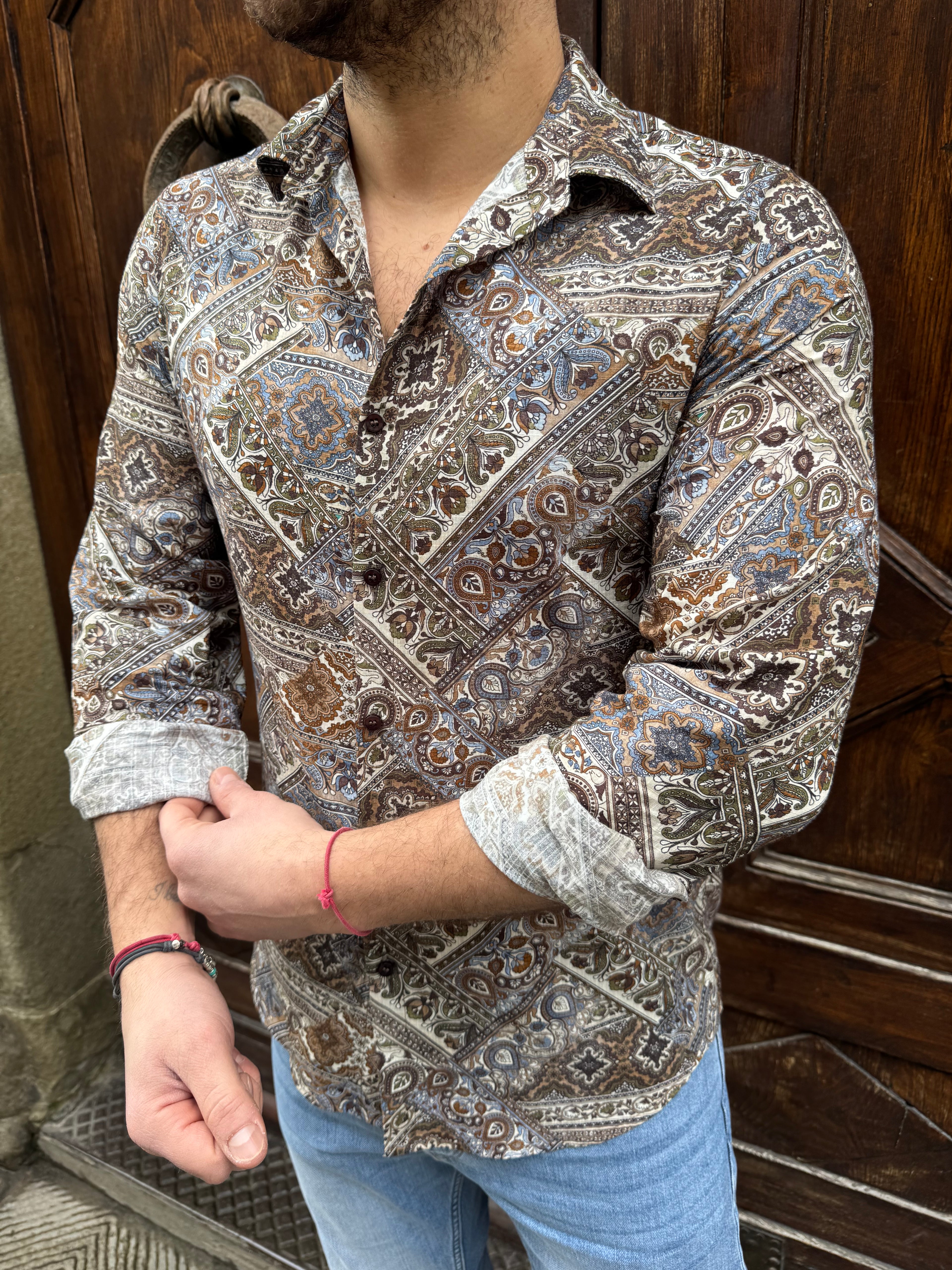 Camicia Damasco di 3.9