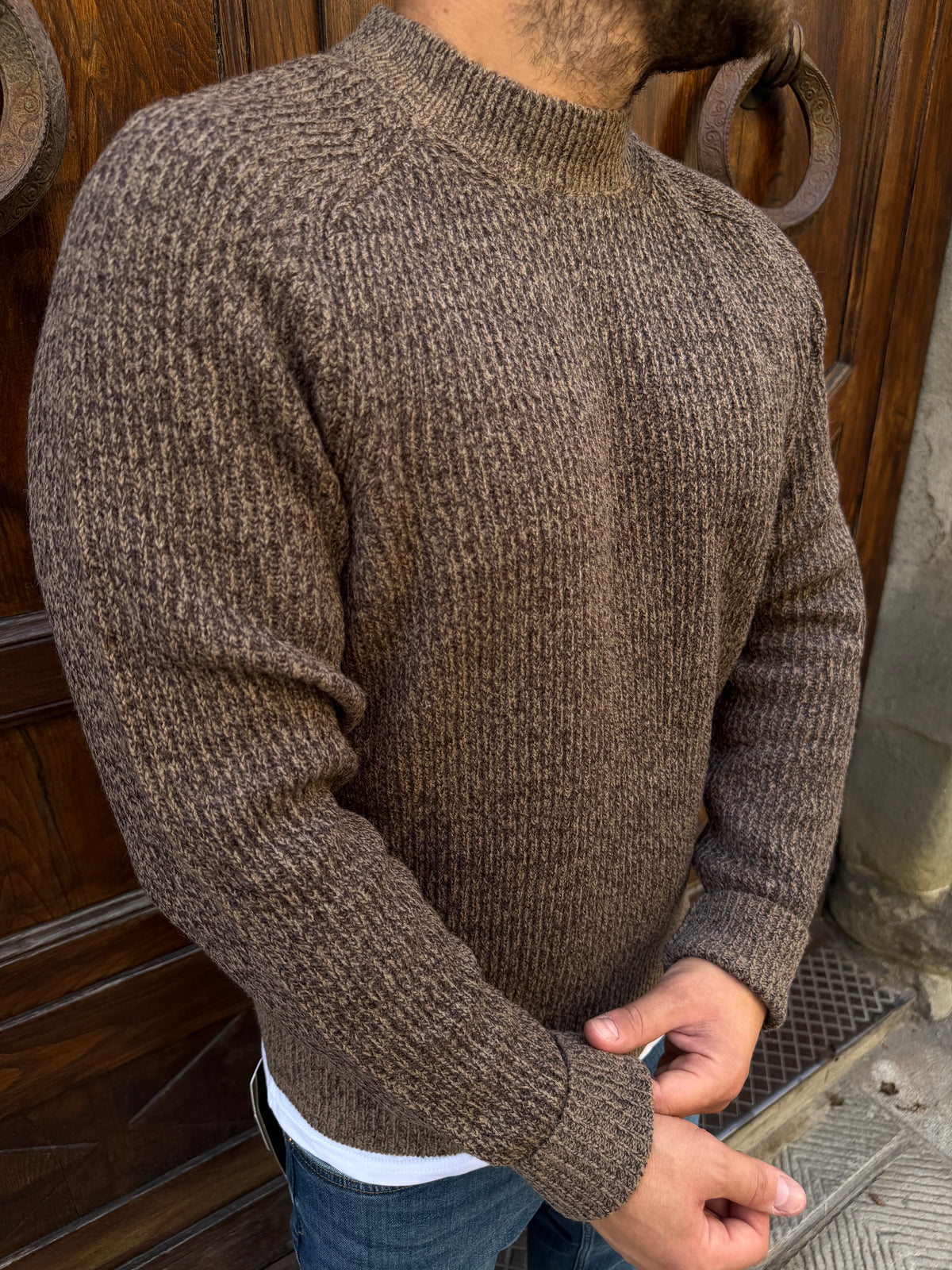 Maglioncino Stone di Hamaki-Ho moro