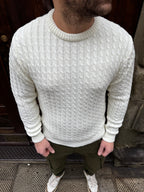 Maglioncino treccia di Telamira