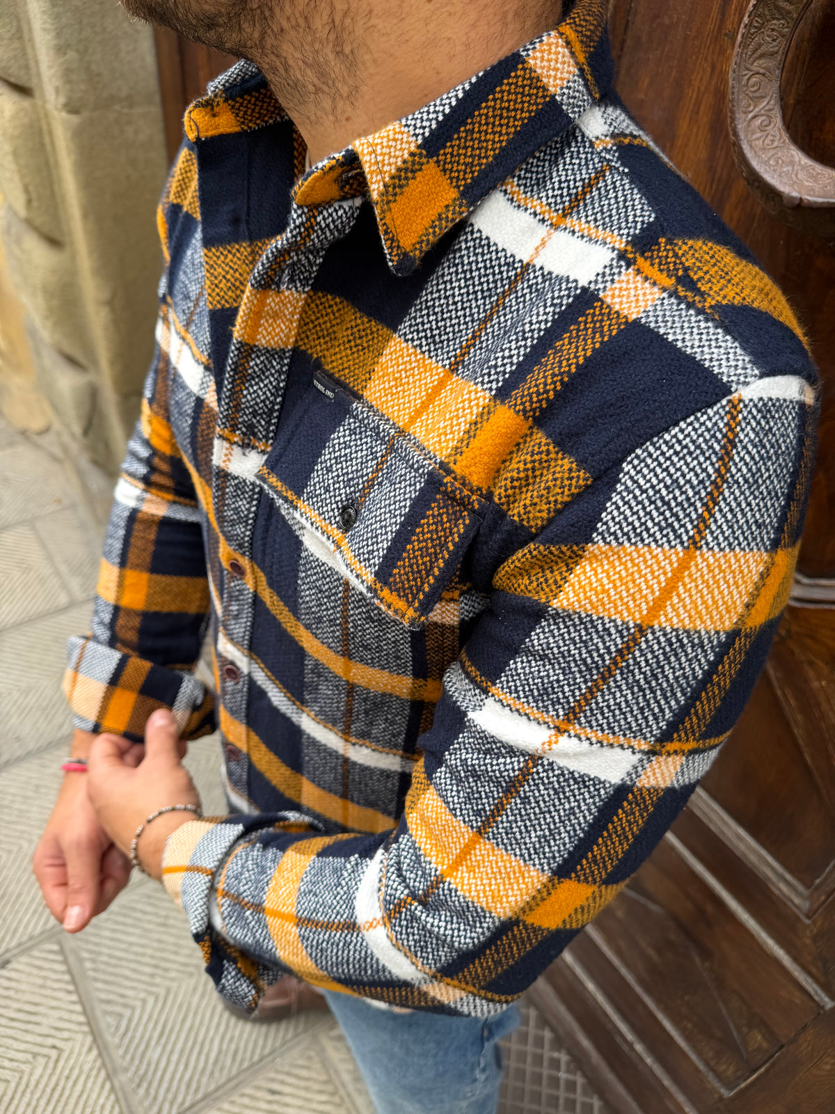 Camicia Jordan di Petrol Ind. blu
