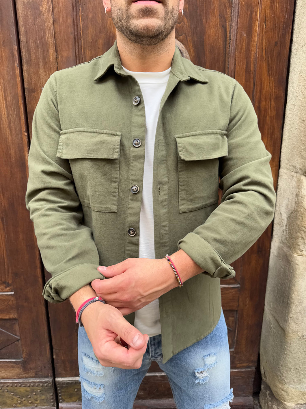 Camicia Sahara di 3.9 verde