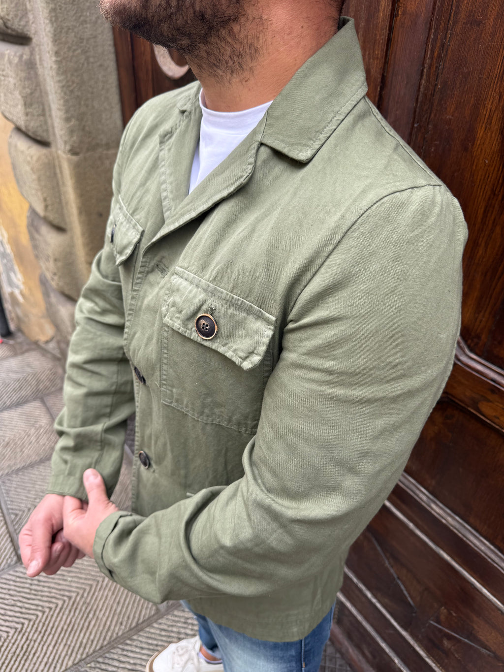 Giacca Sahara di Trèz in lino