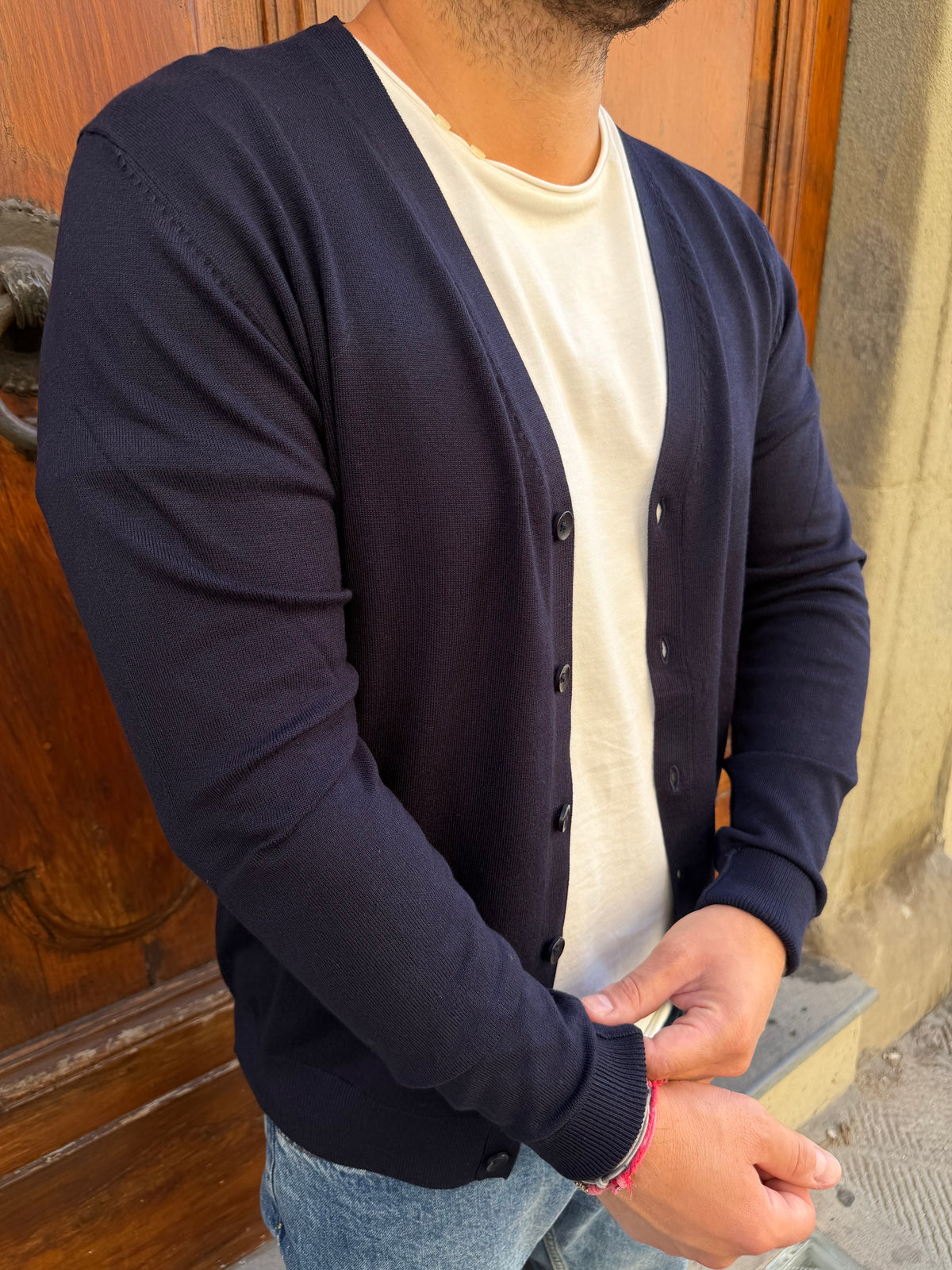 Cardigan Oscar di Tréz blu