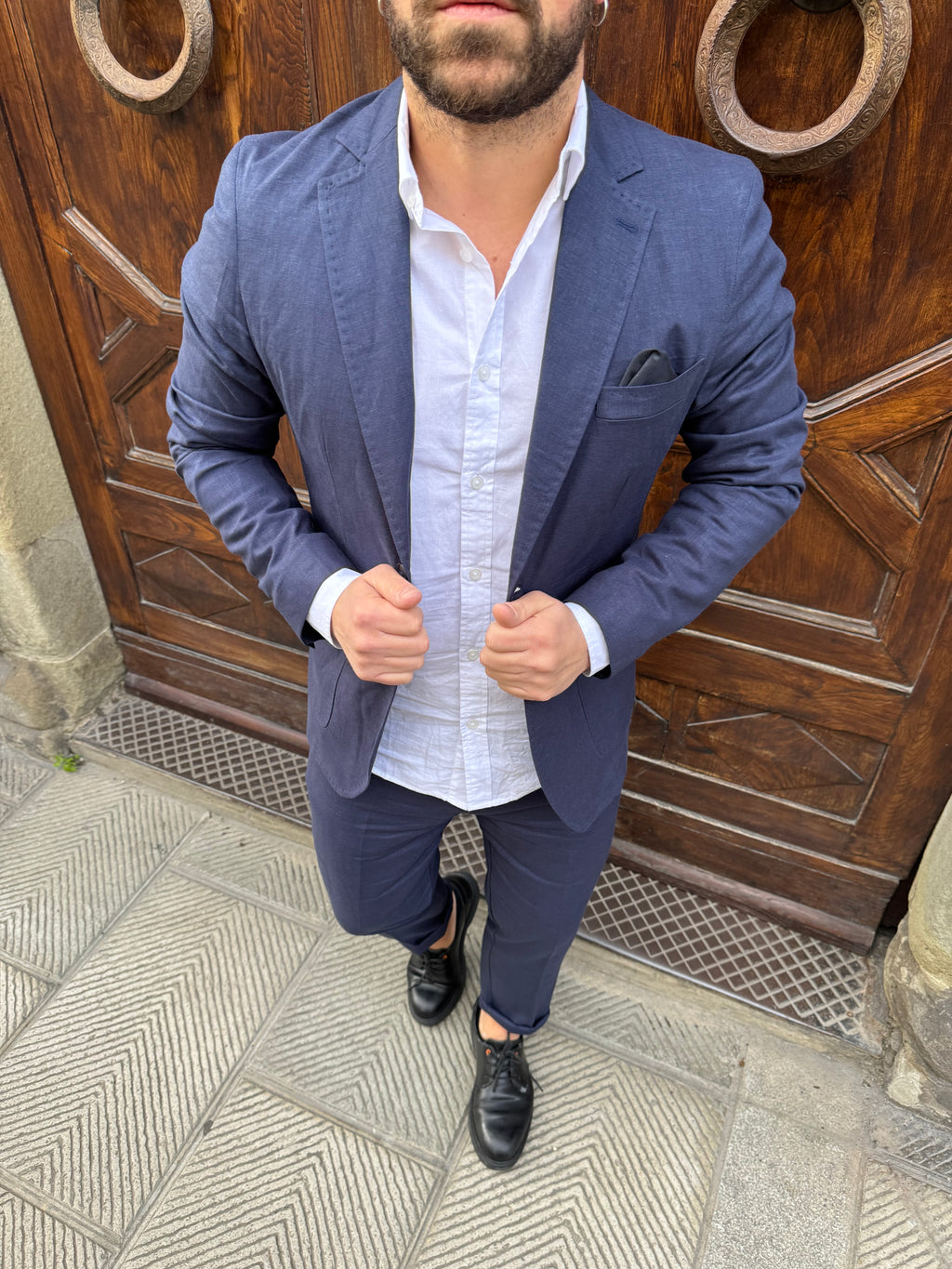 Pantalone completo Maracaibo blu di Telamira
