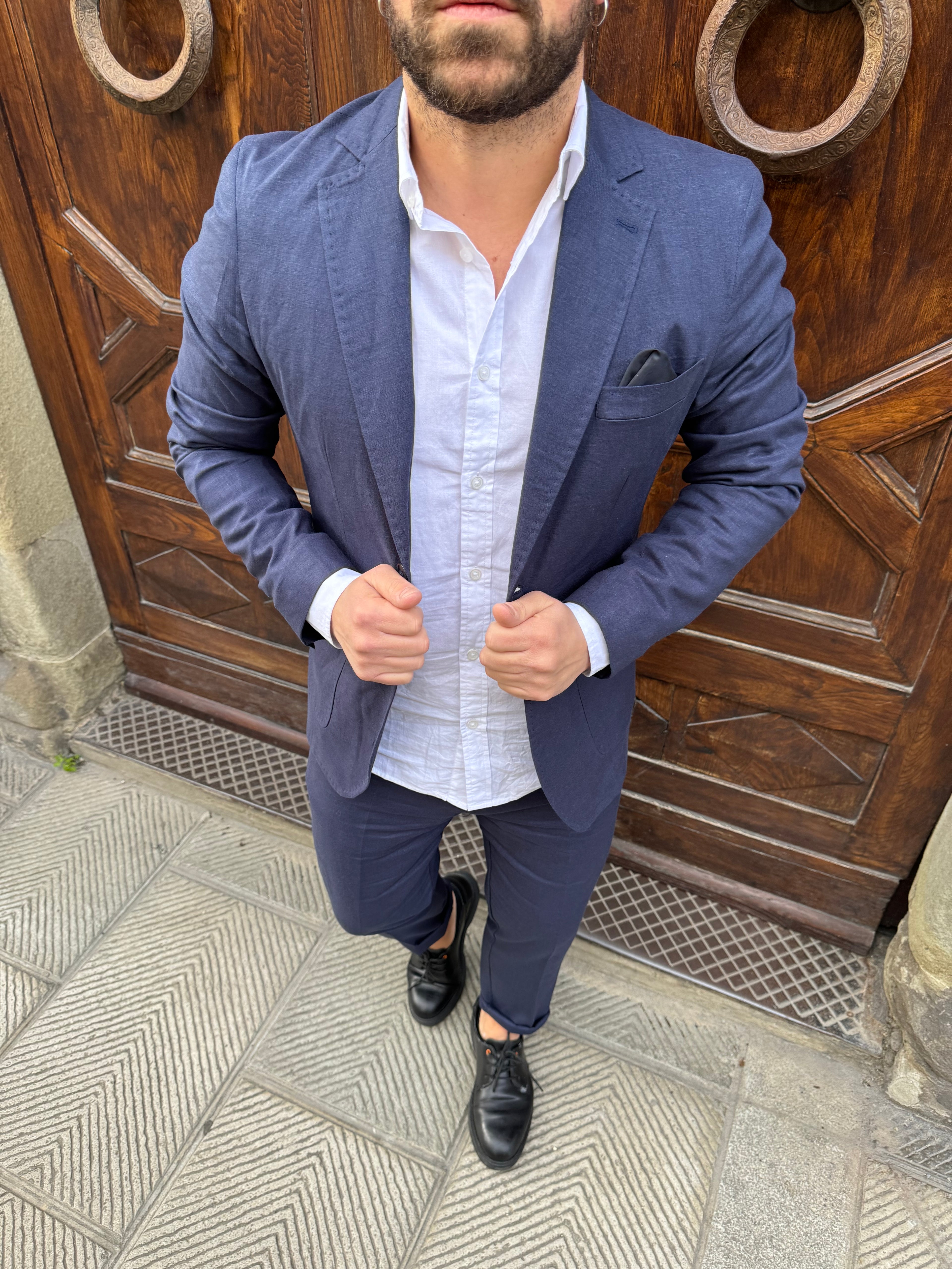 Pantalone completo Maracaibo blu di Telamira