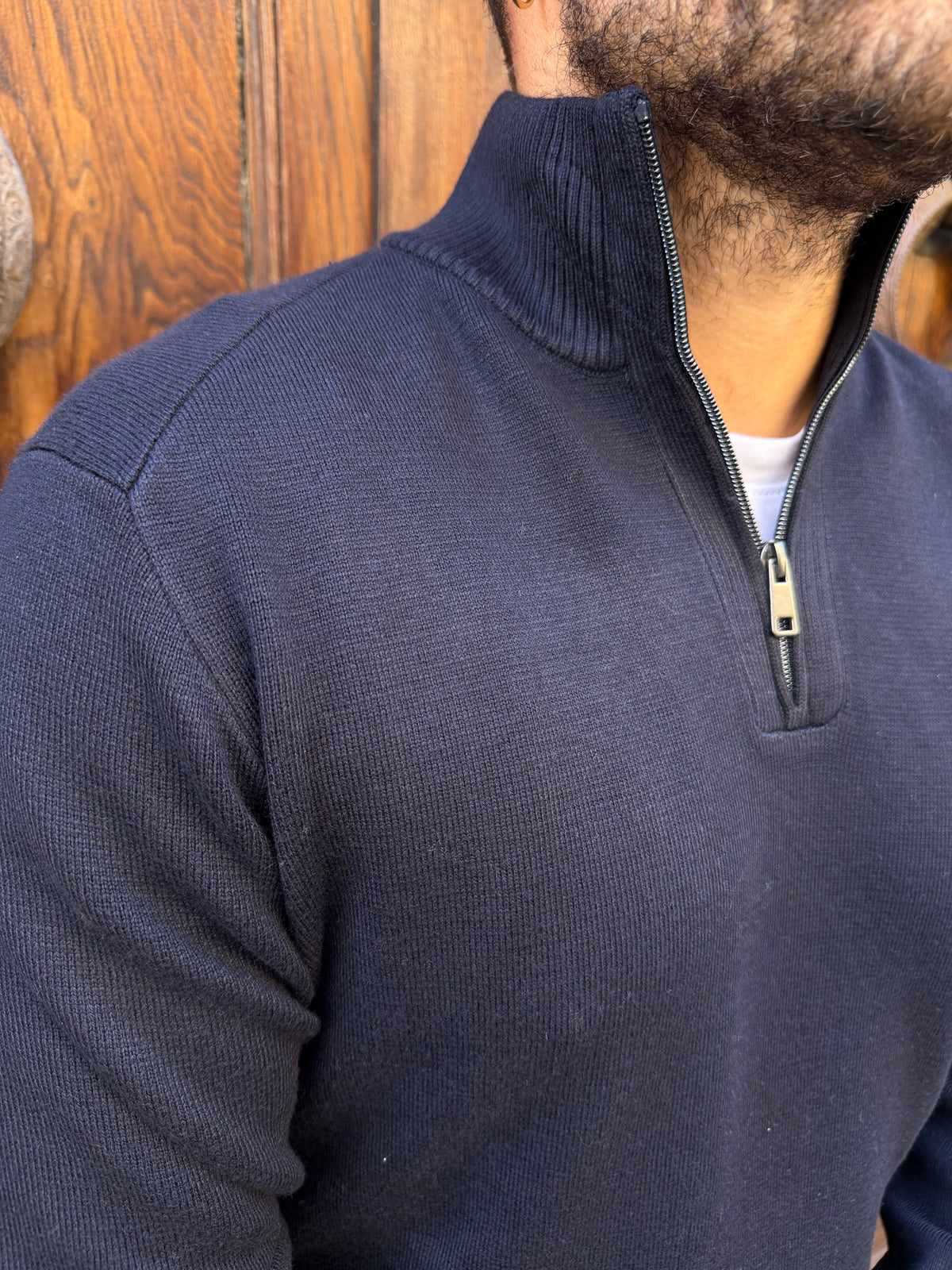Maglione Lupetto di Hamaki-Ho blu notte