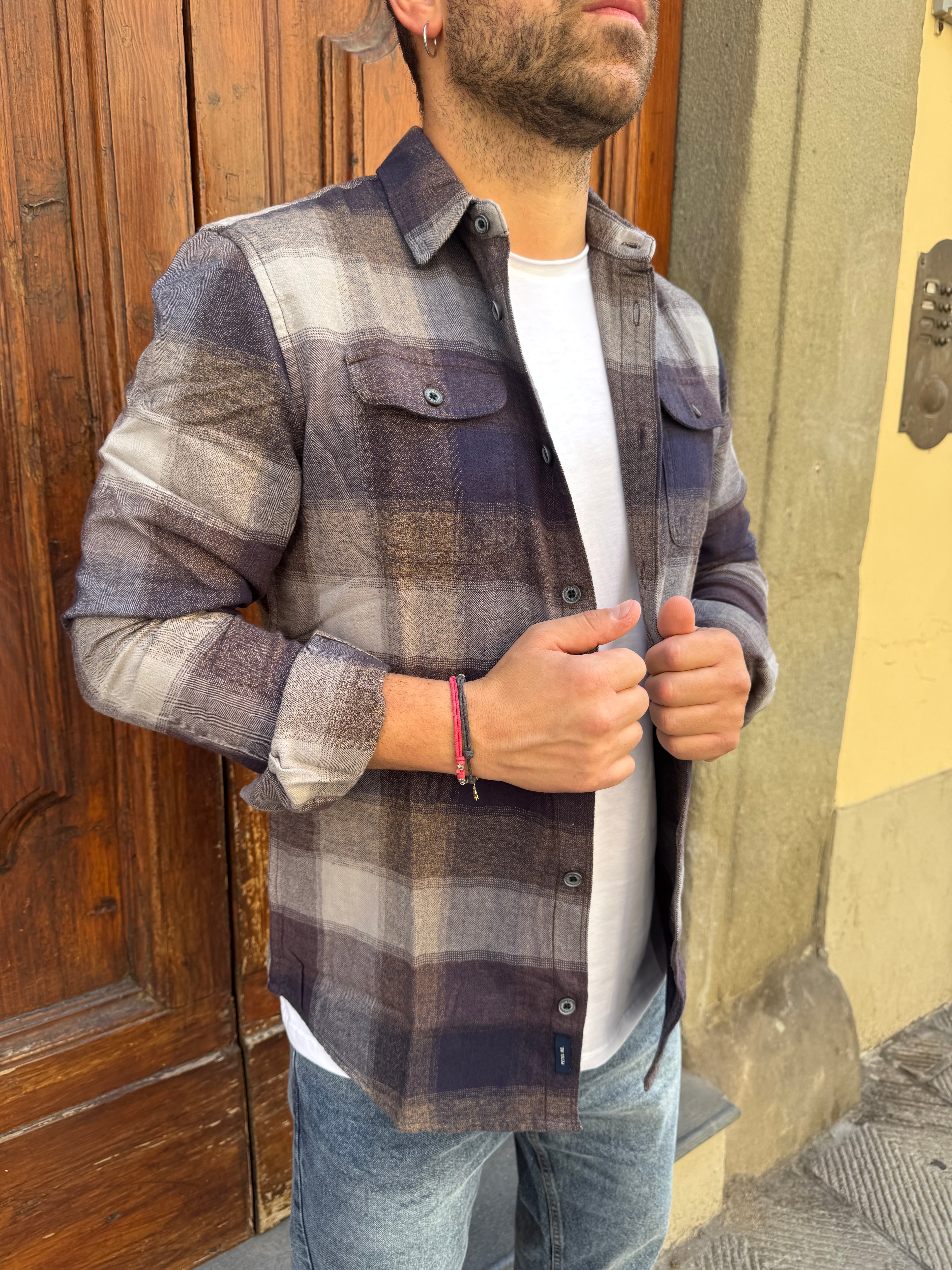 Camicia Boscaiolo di Petrol moro