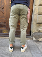 Pantalone Cargo di Trèz verde