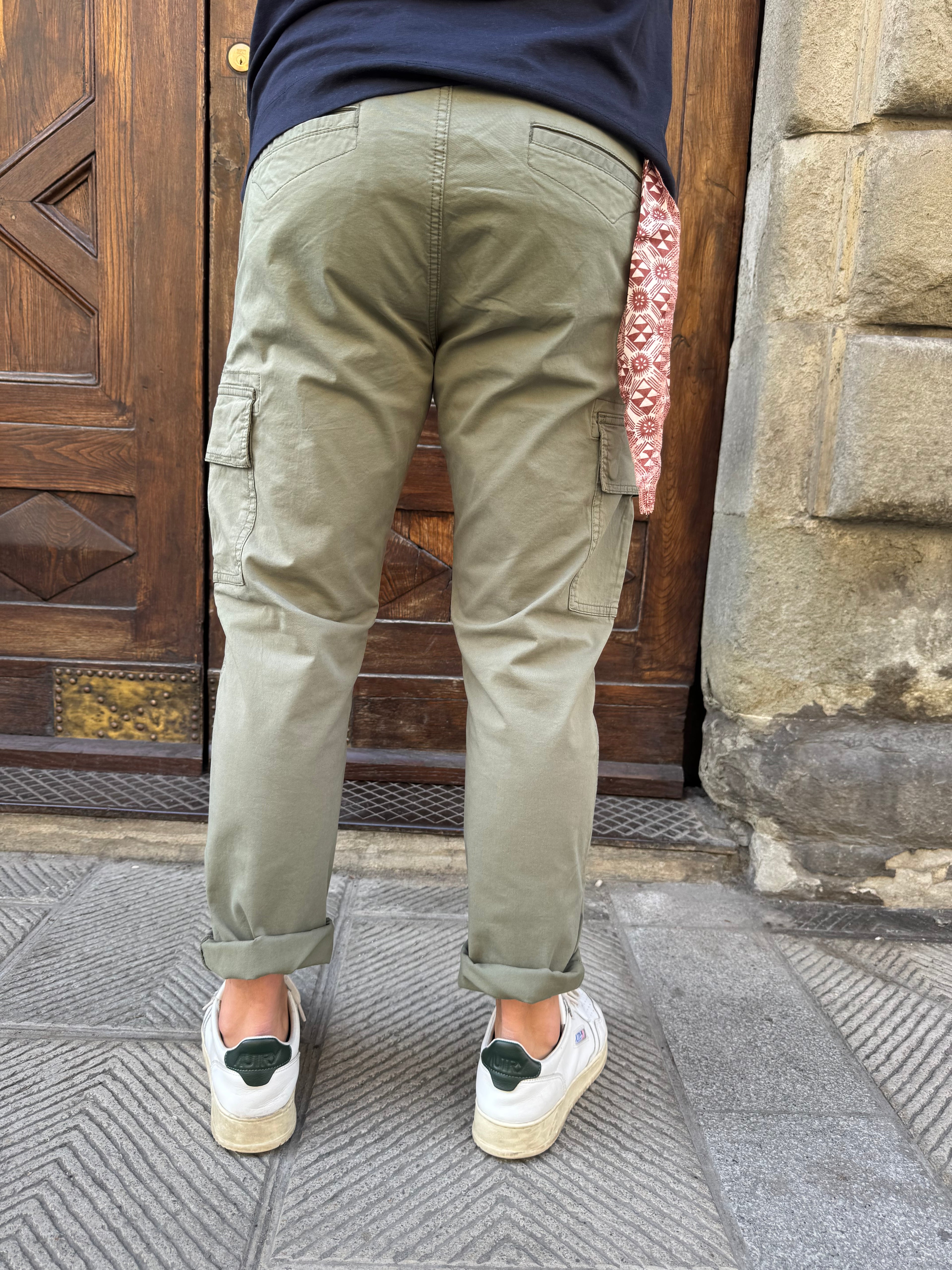 Pantalone Cargo di Trèz verde
