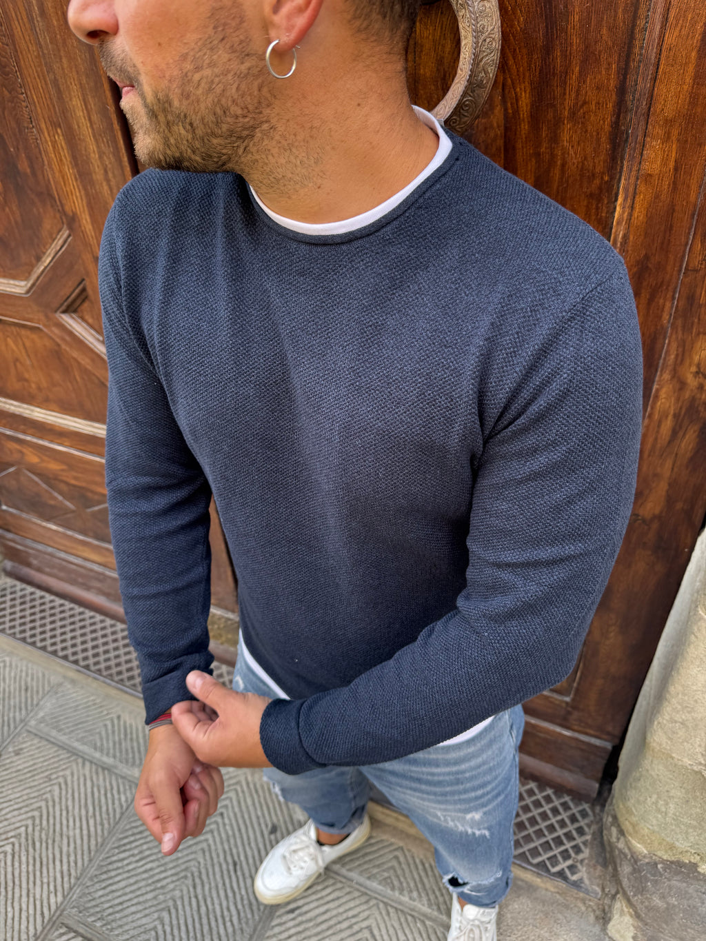 Maglioncino Alabastro di Tiffosi blu