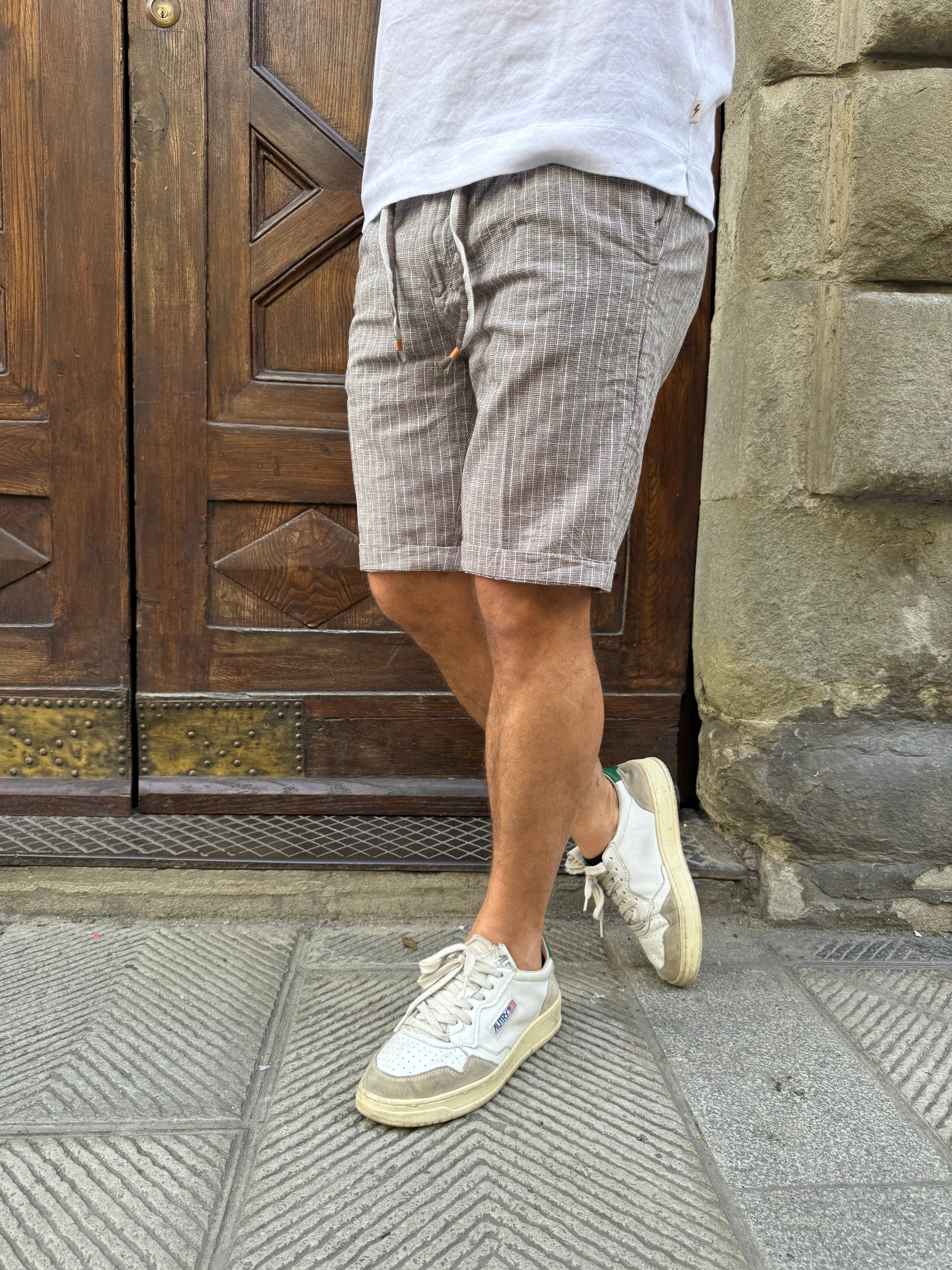 Bermuda Portofino di Yes Zee in lino