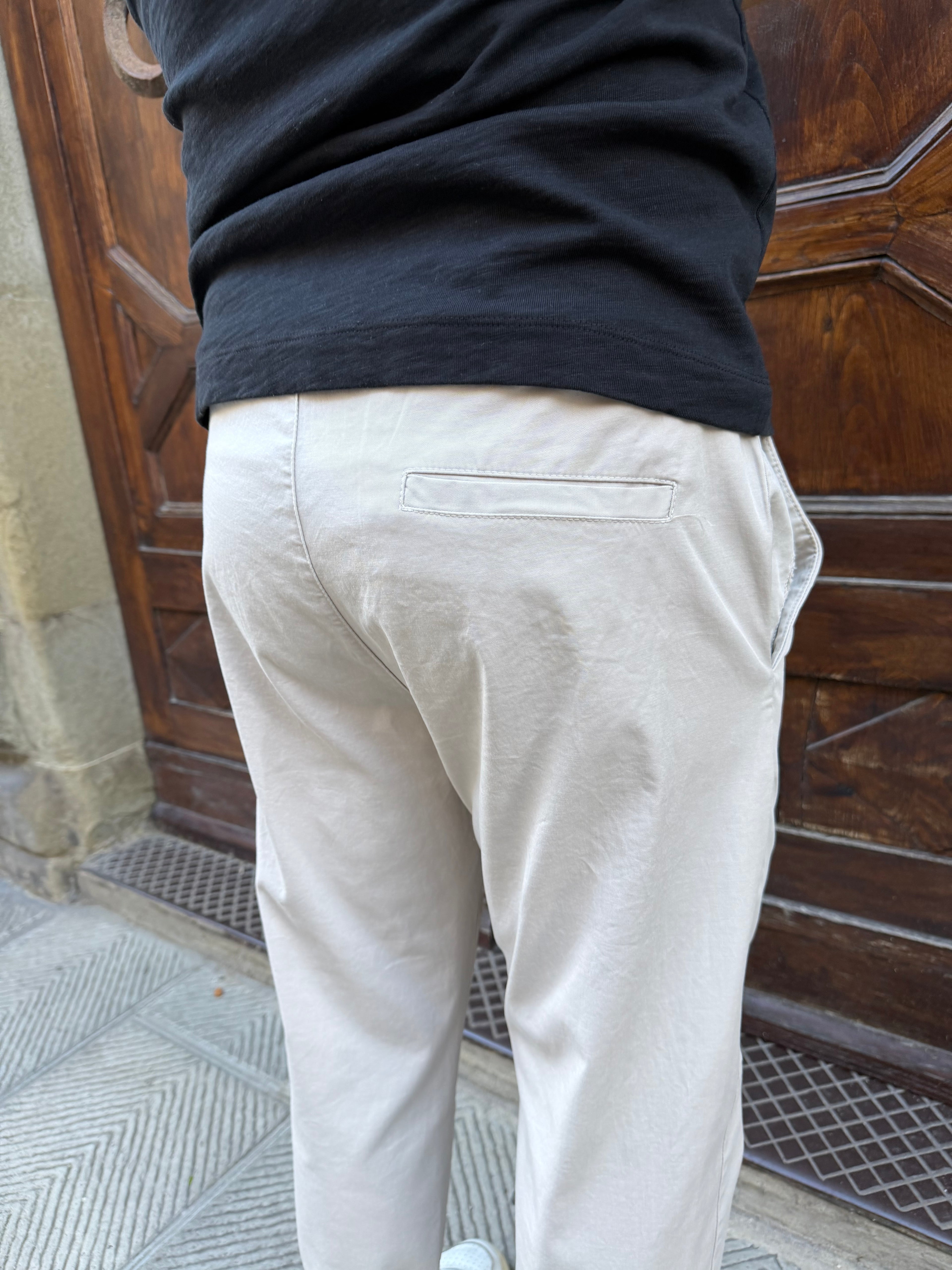 Pantalaccio Texas 2.0 in cotone di 3.9 sabbia