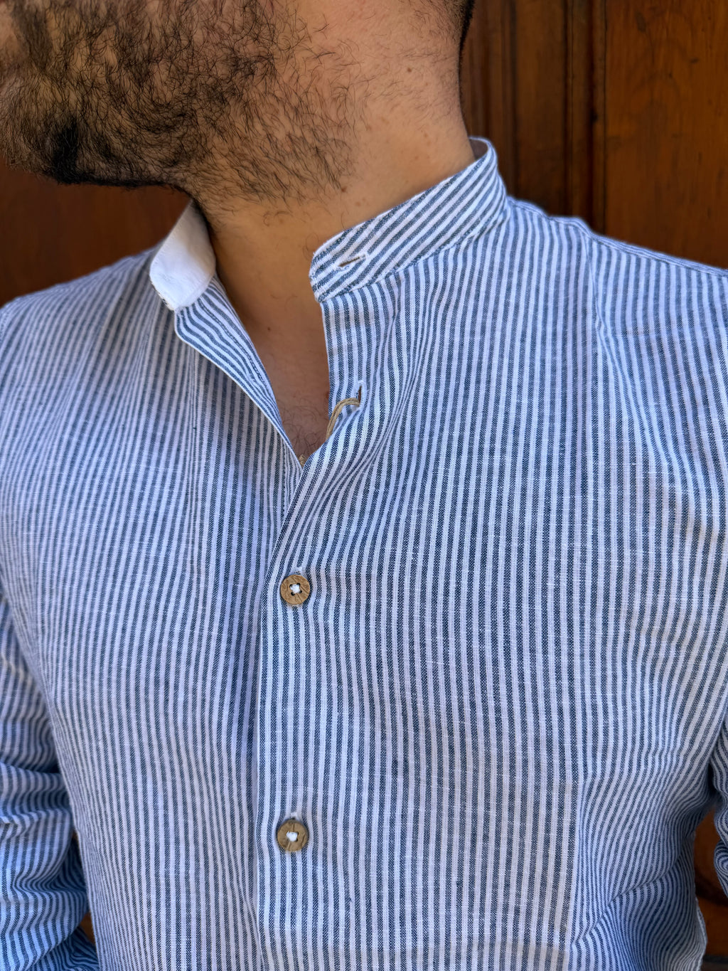 Camicia Versilia di Hamaki-Ho blu
