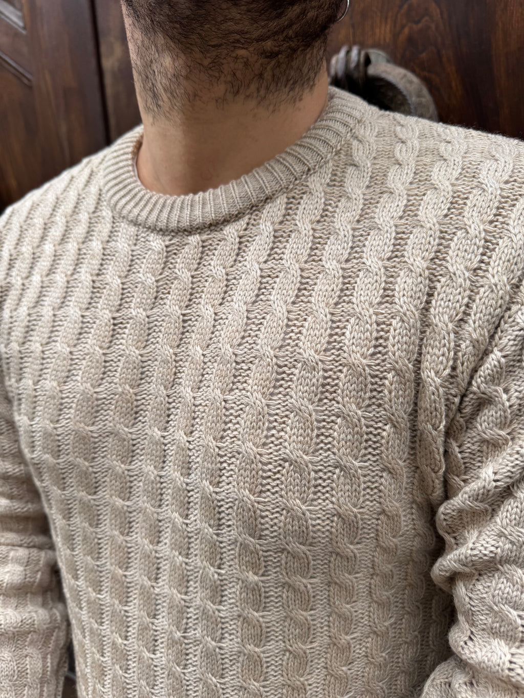 Maglioncino treccia di Telamira