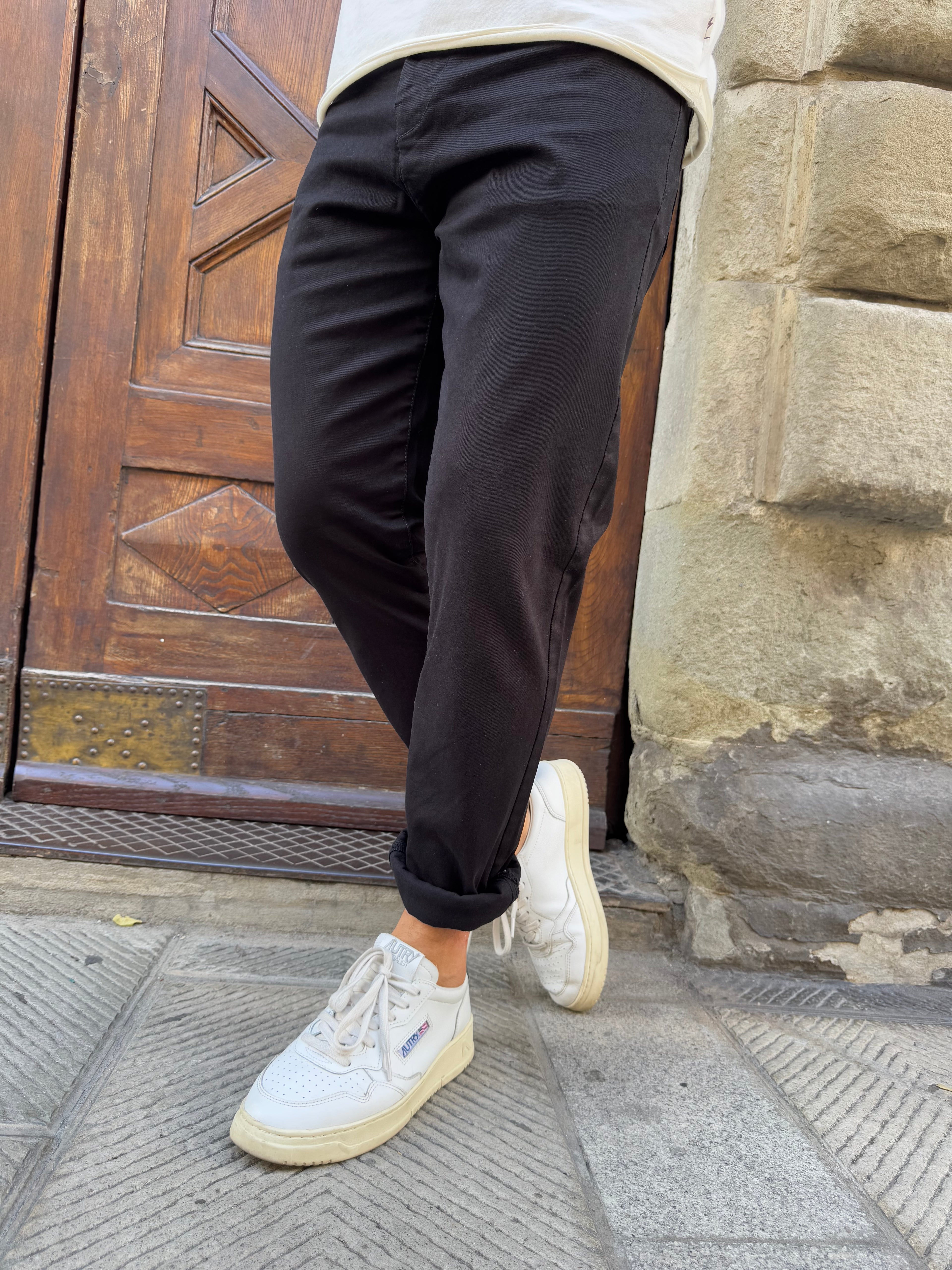 Pantalone Chinos tasca jeans di Hamaki-Ho nero