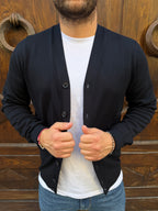 Cardigan Ugo di Hamaki-Ho blu navy