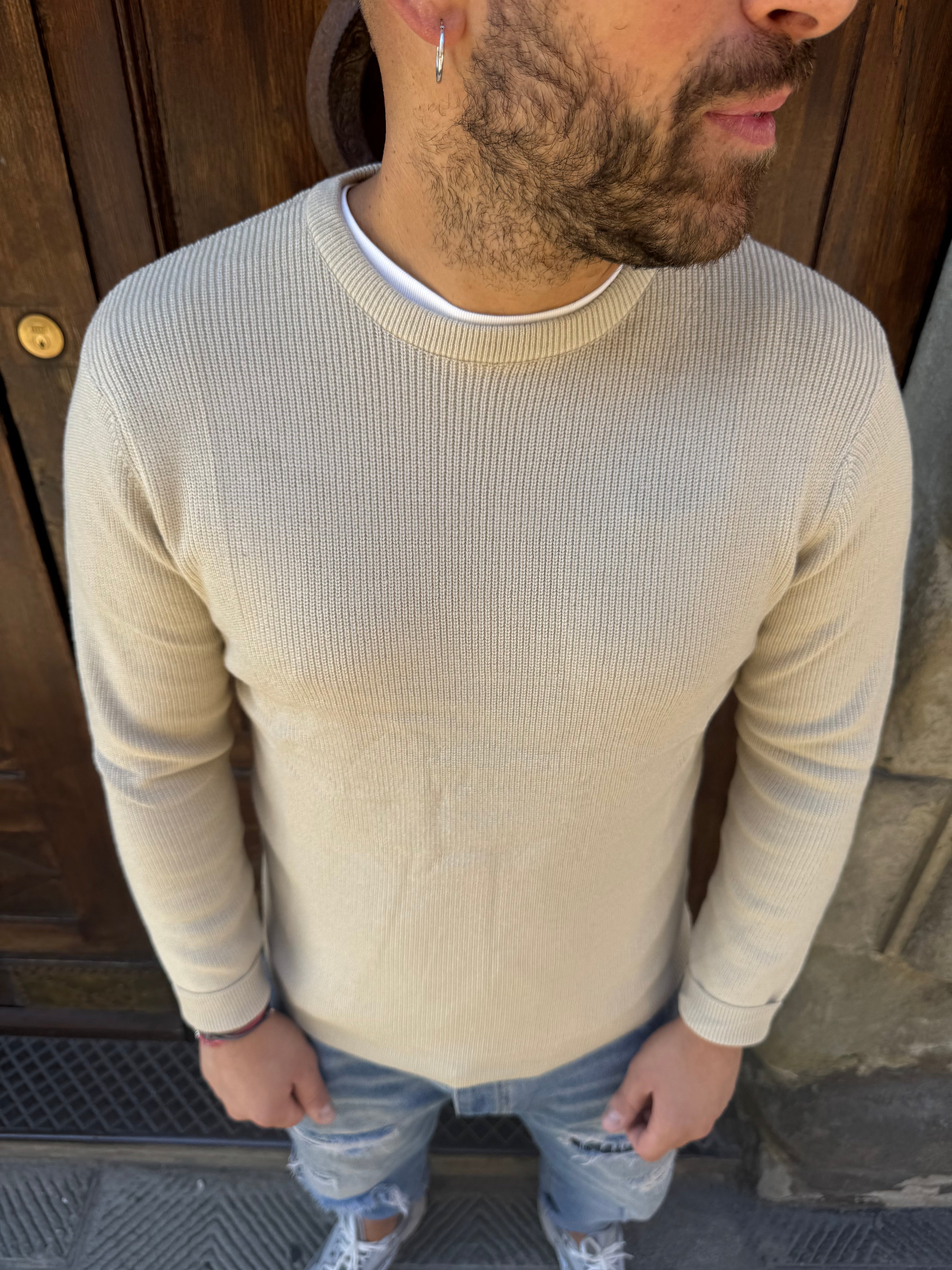 Maglioncino Sunday di Telamira beige