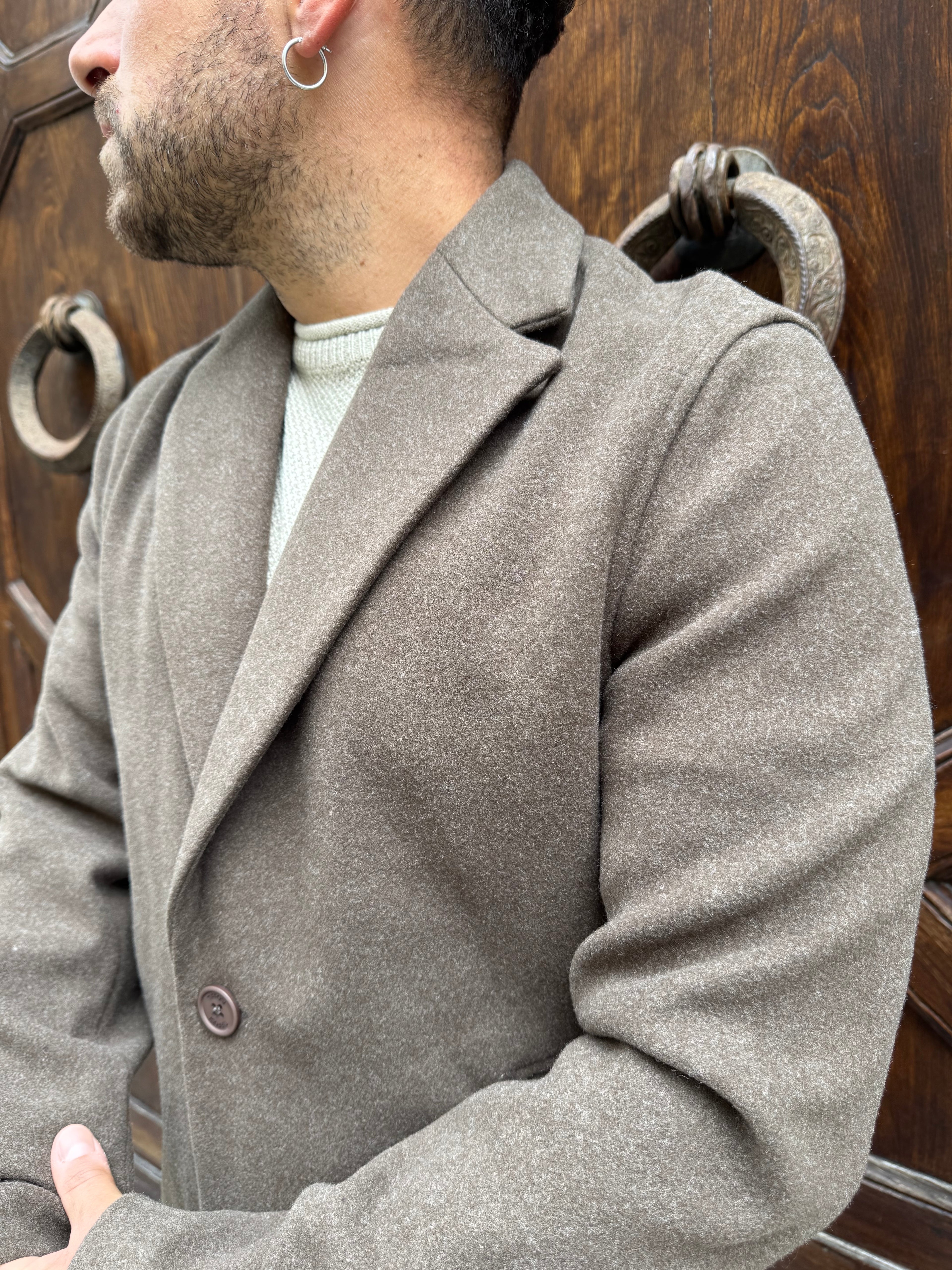 Cappotto Bruce di Tiffosi moro