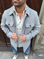 Giacchetto Prestige di HAMAKI-HO grigio perla