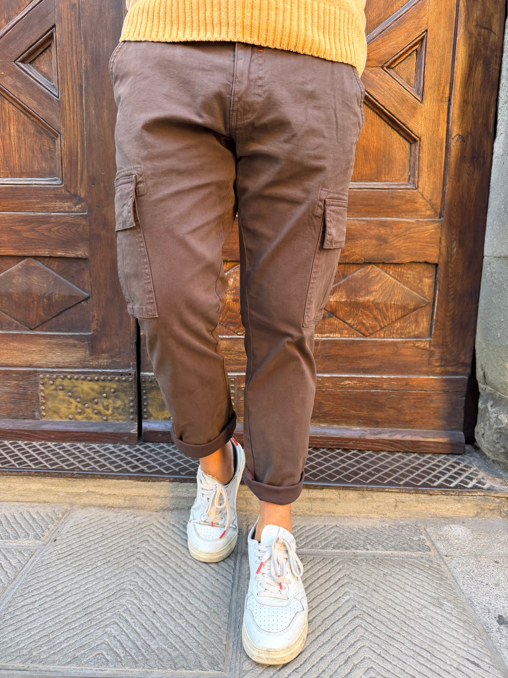 Pantalone Cargo di TRÈZ cioccolato