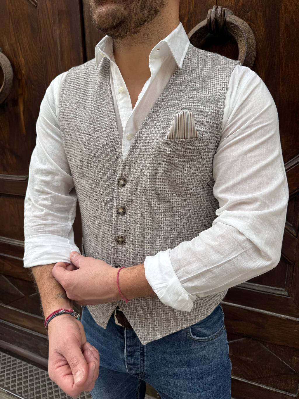 Gilet Harry di 3.9 beige