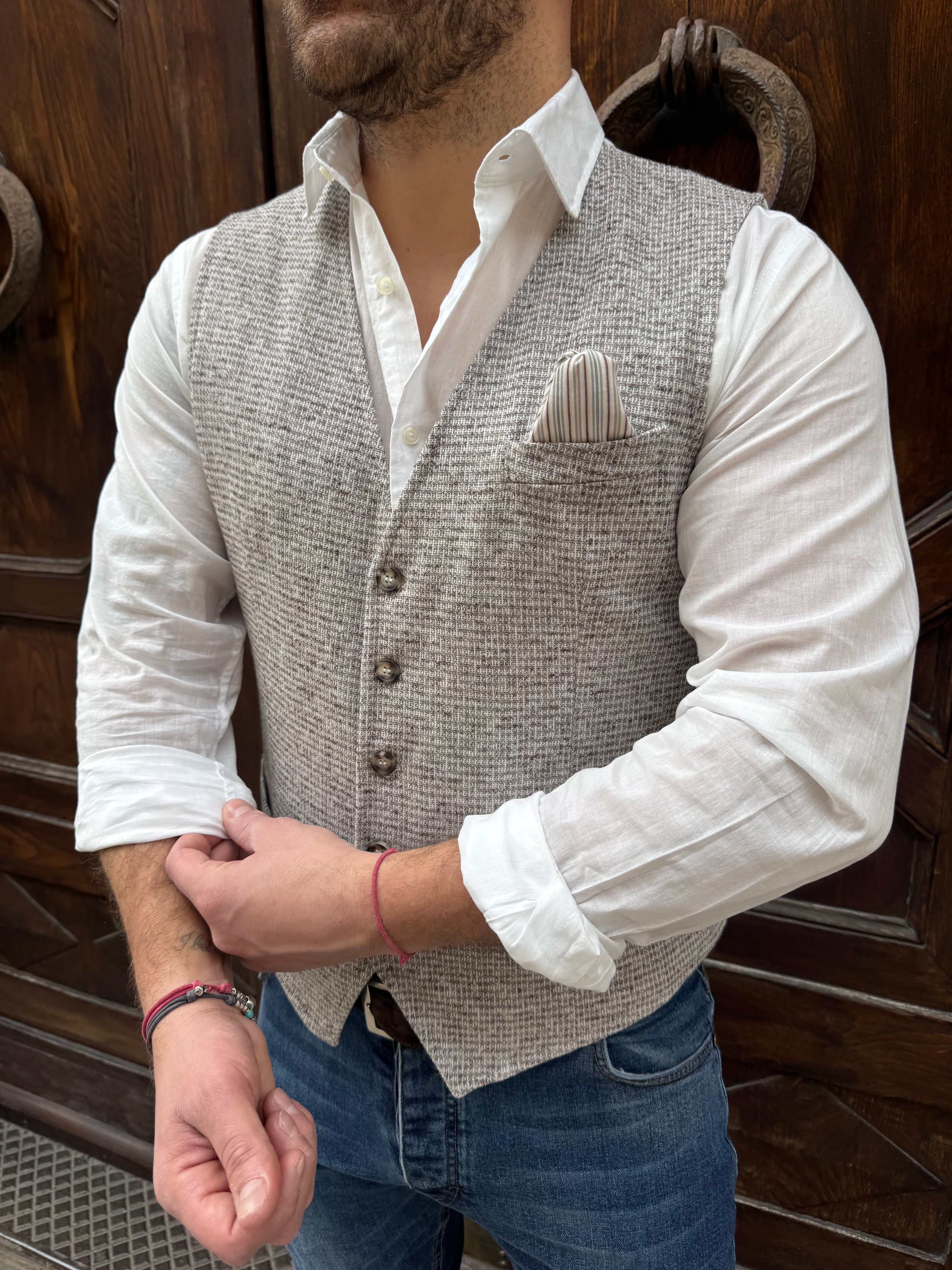 Gilet Harry di 3.9 beige