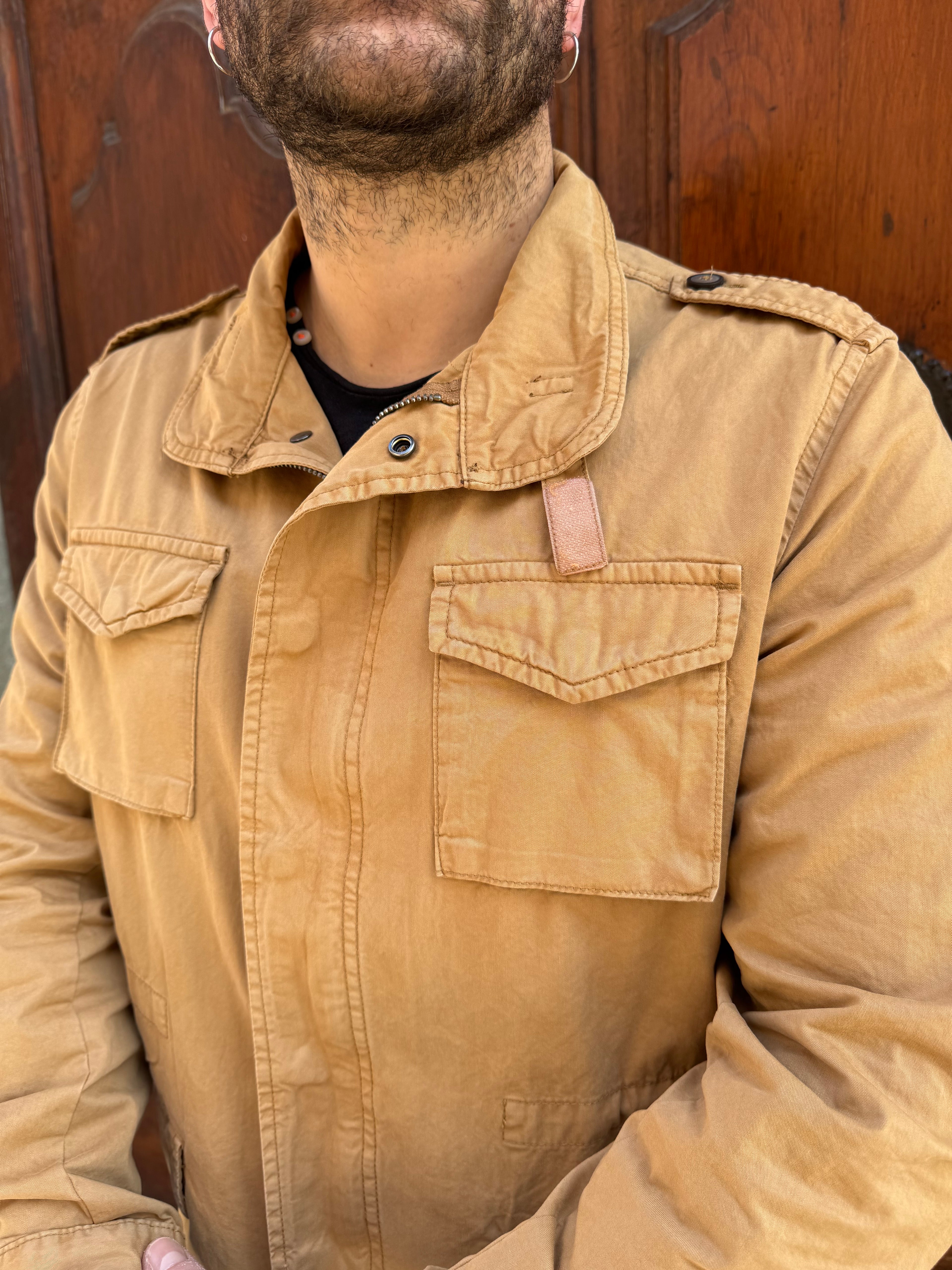 Giacchetto Sahara di Tréz color deserto