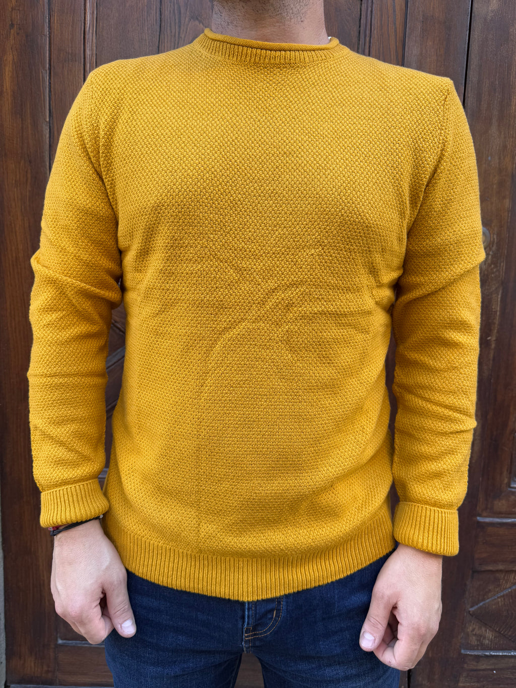 Maglioncino Carlos di Telamira senape