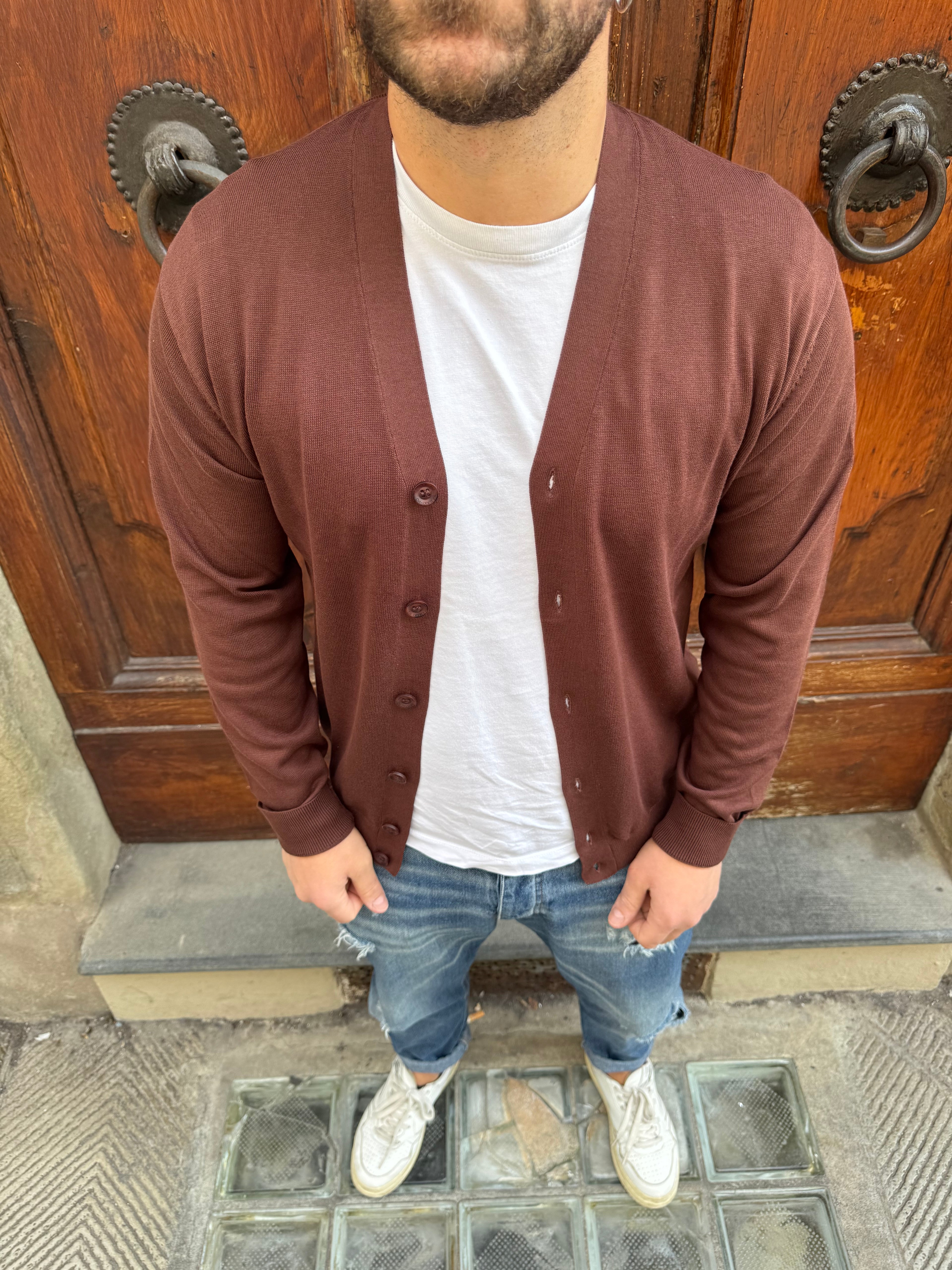 Cardigan Oscar di Hamaki-Ho terra