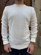 Maglioncino Carlos panna di Telamira