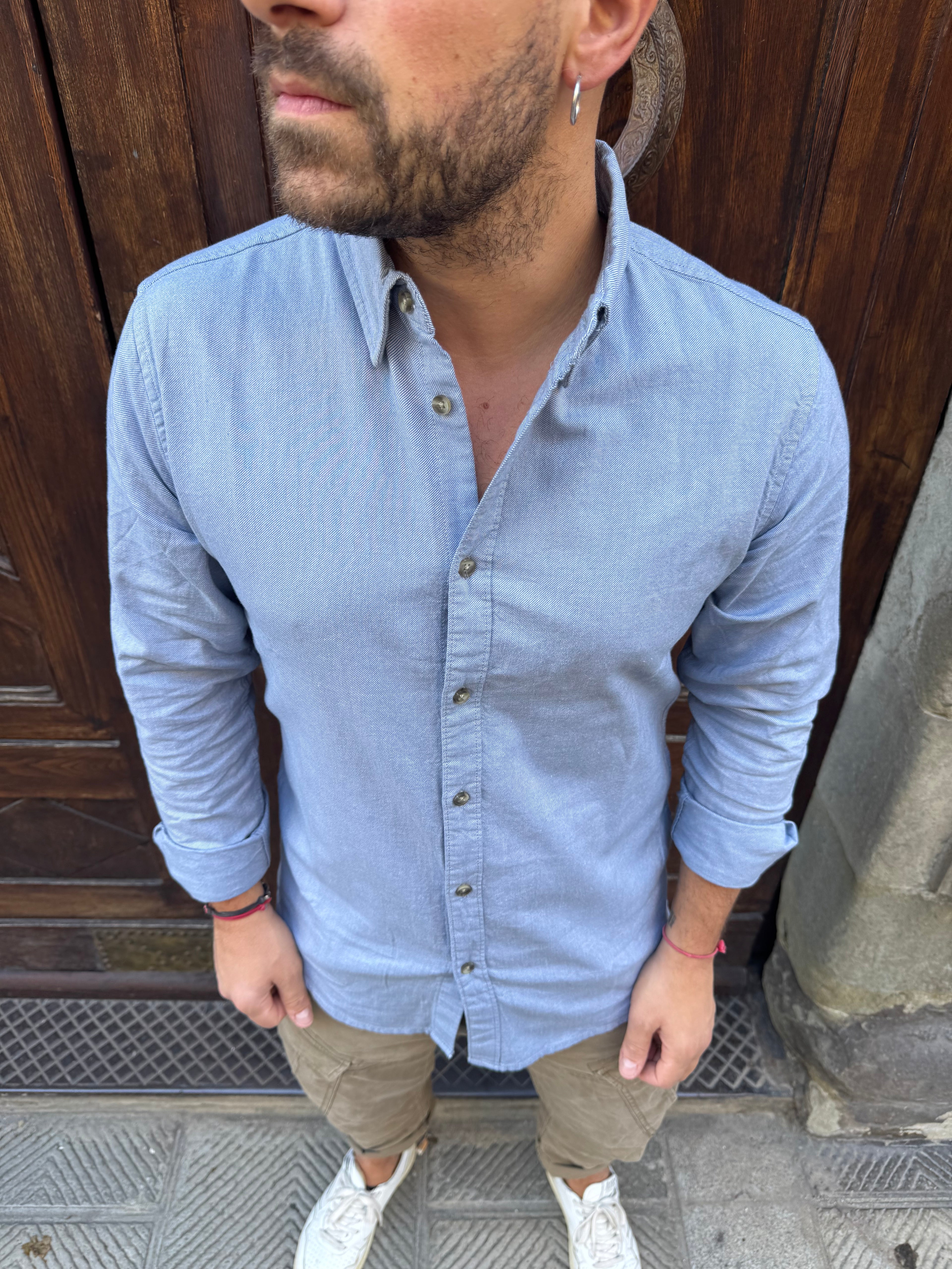 Camicia Figaro di Tiffosi carta da zucchero