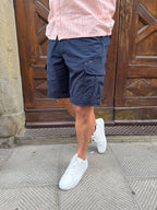 Bermuda cargo di Petrol blu navy