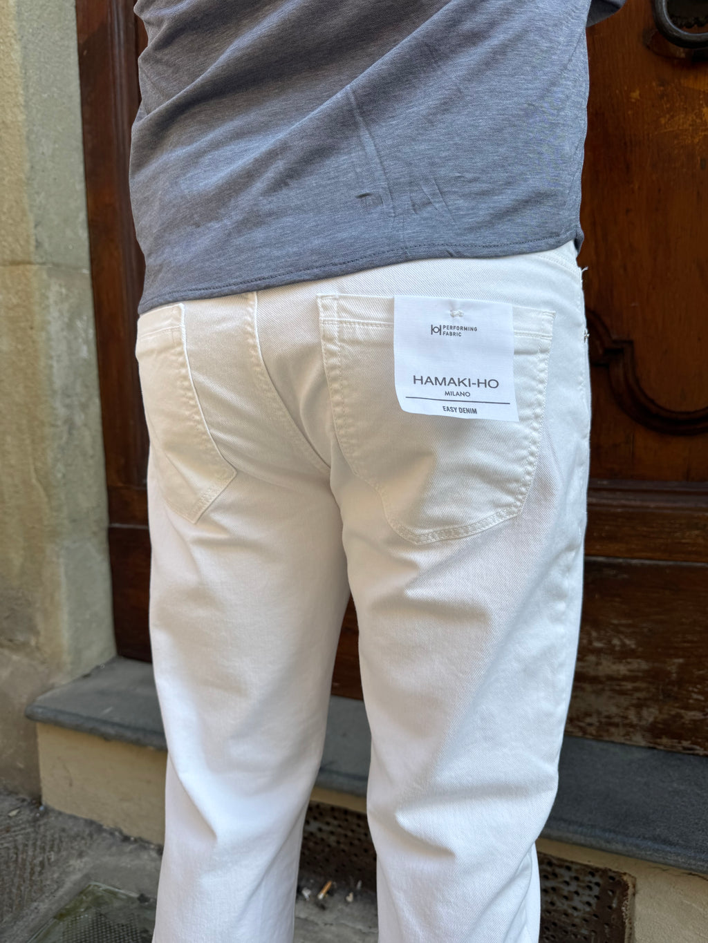 Jeans Bulldenim di Hamaki-Ho panna