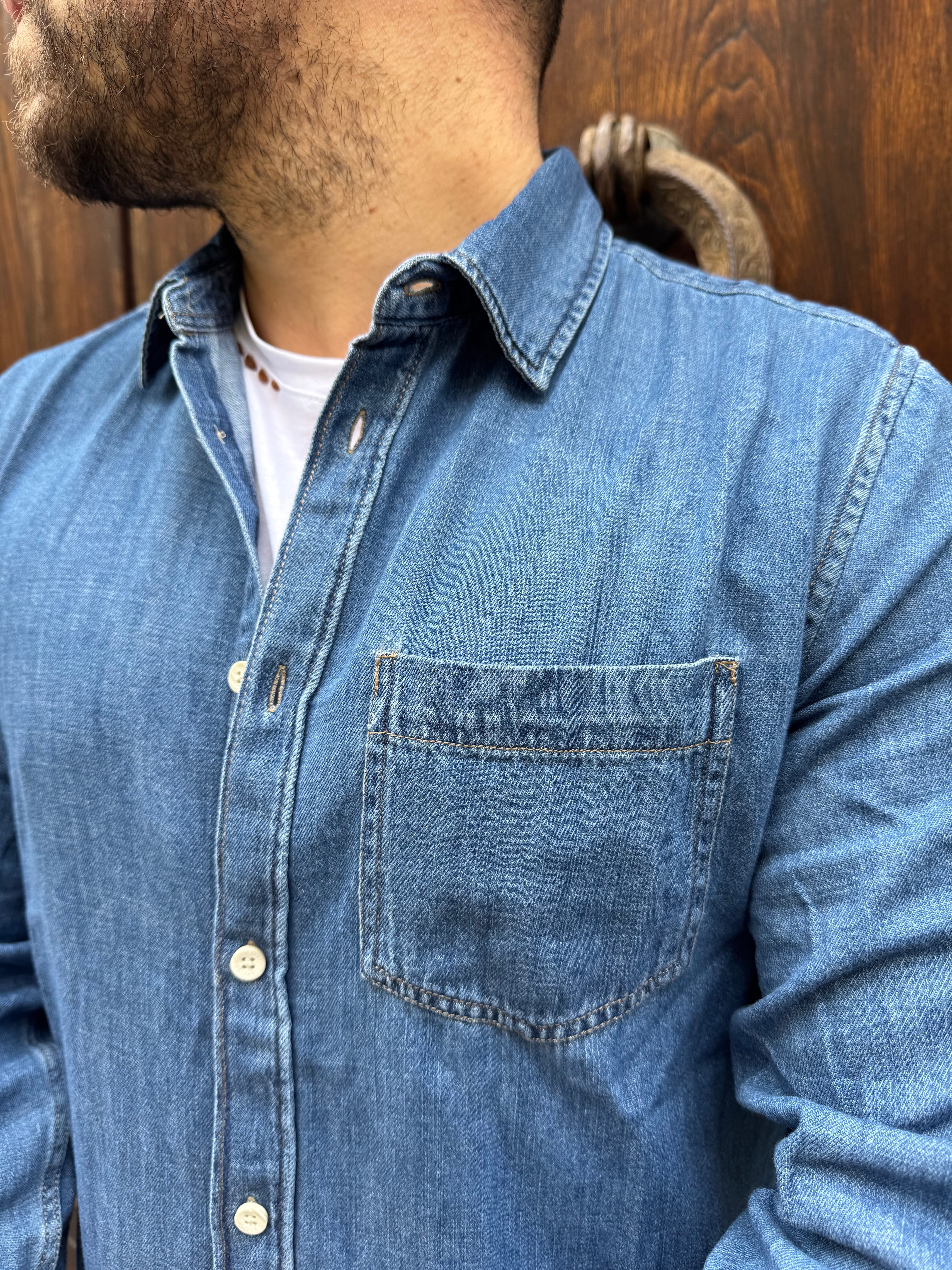 Camicia Jeans di Tiffosi scura