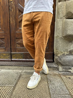 Pantalone Velluto Rocciatore di Telamira caramello