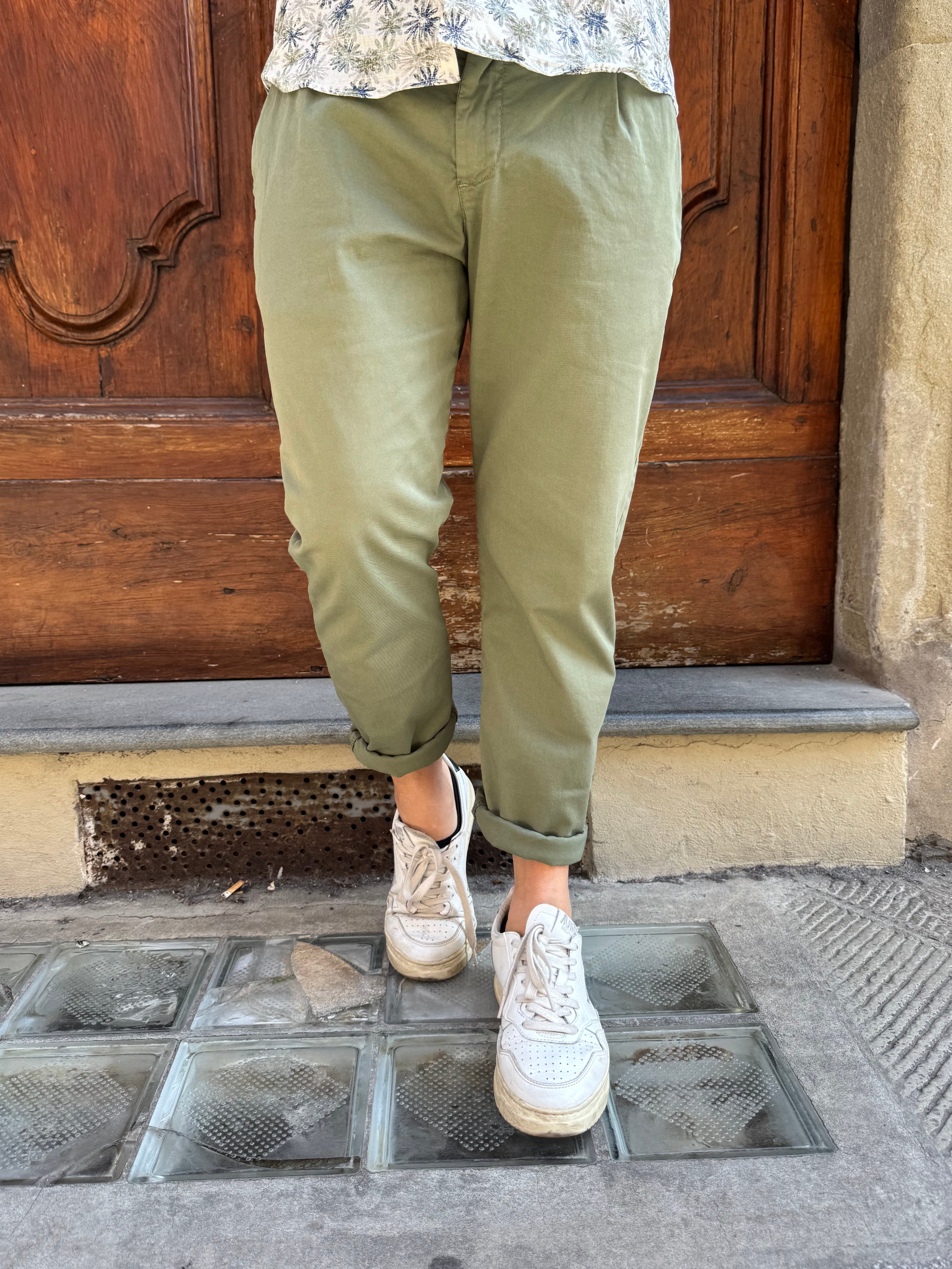 Pantalone Mike di 3.9 verde