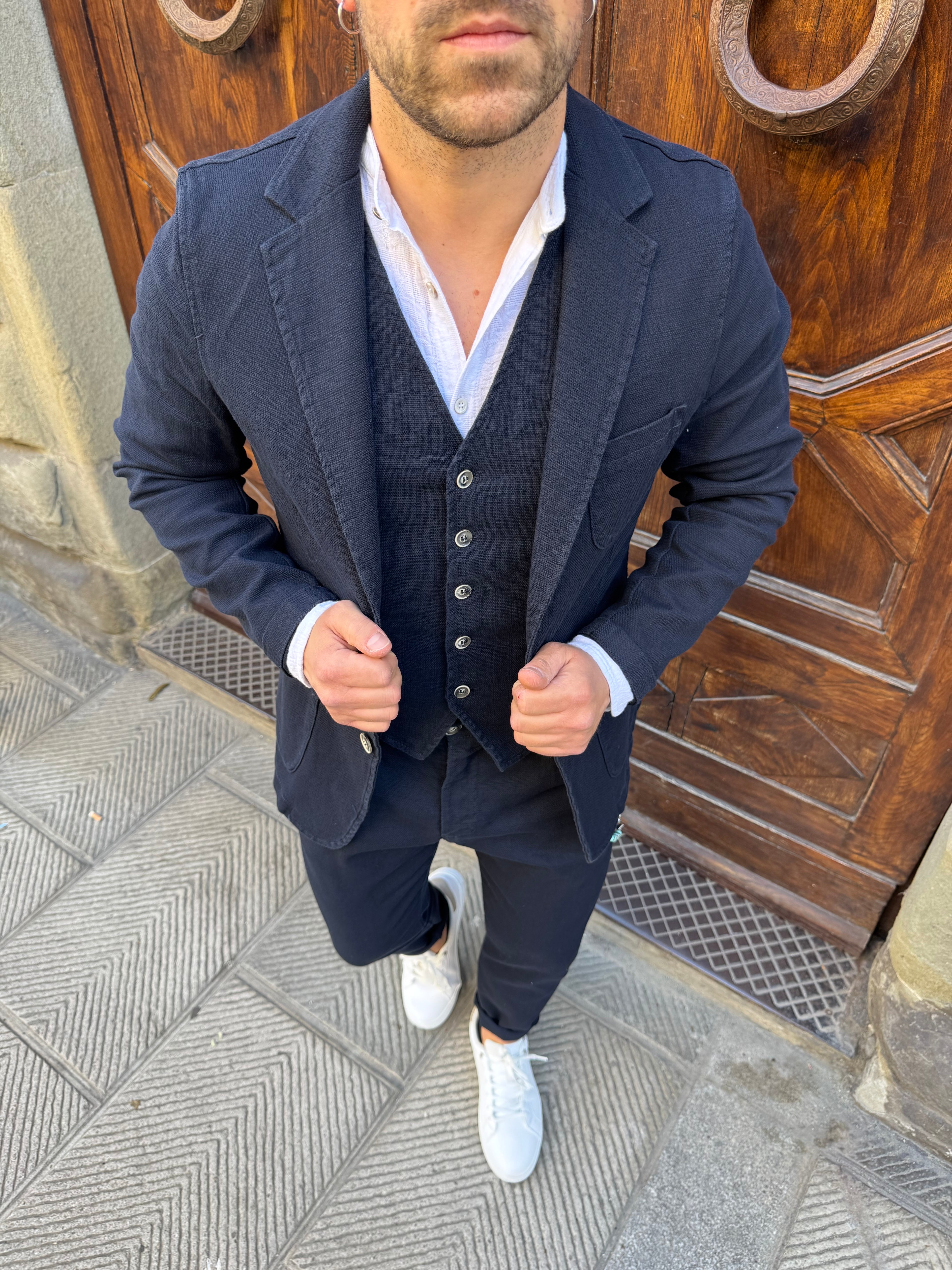 Giacca completo Paul blu navy