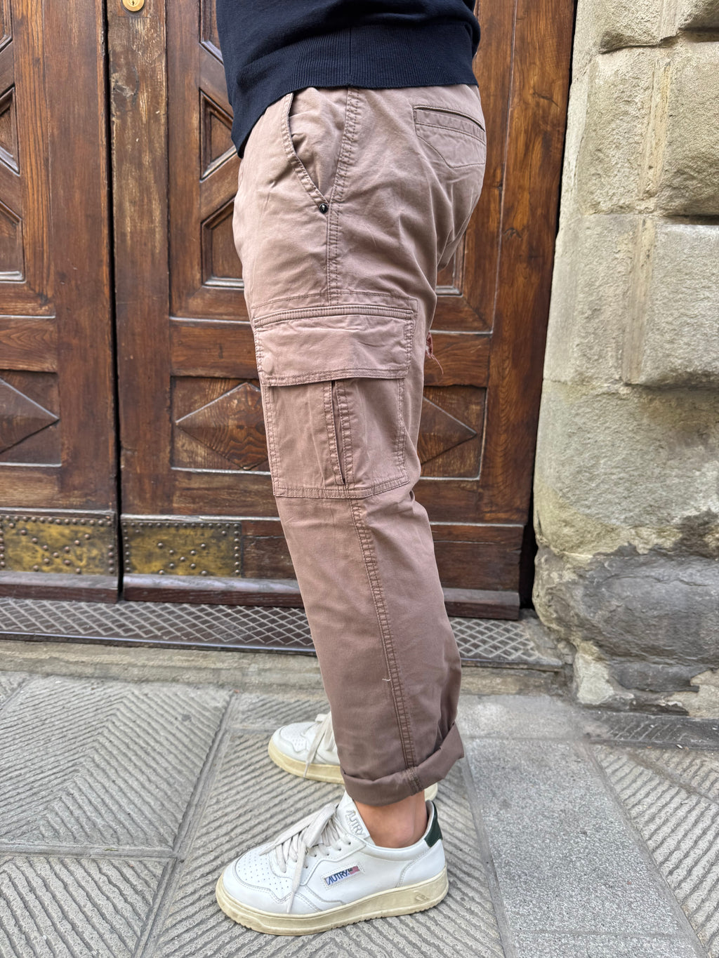 Pantalone Cargo di Trèz cioccolato