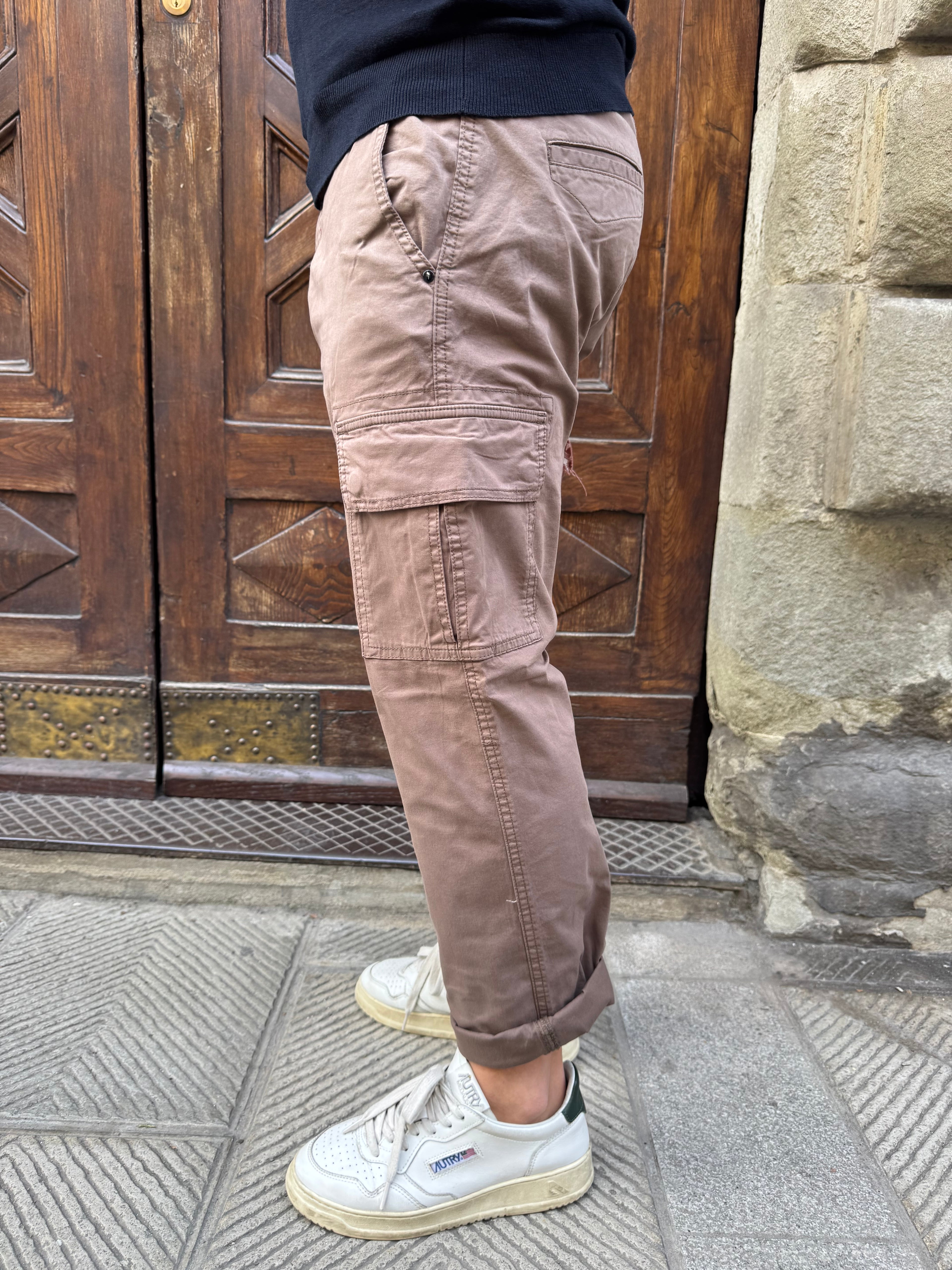 Pantalone Cargo di Trèz cioccolato