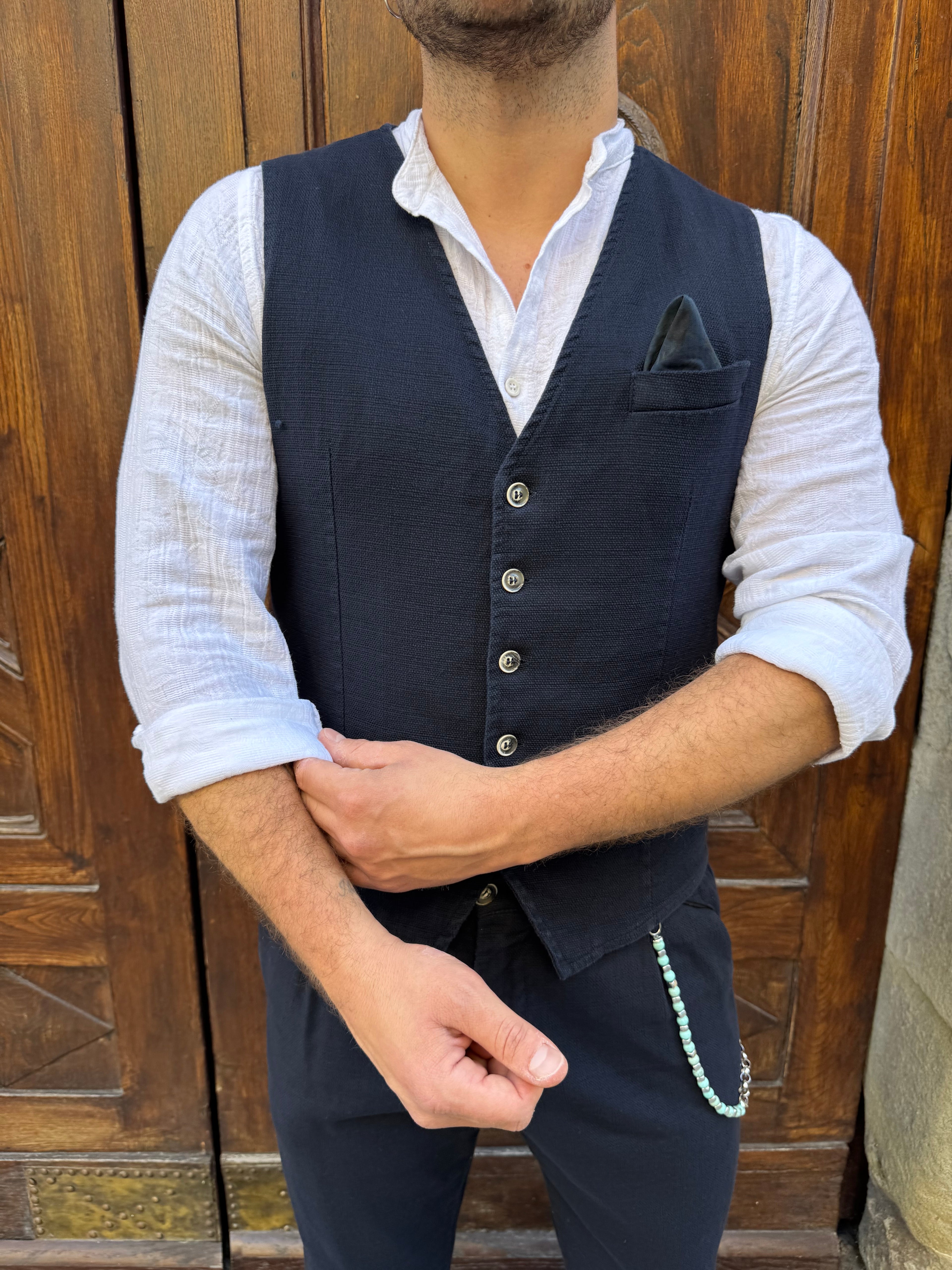Gilet completo Paul blu navy