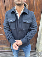 Giacchetto Prestige di HAMAKI-HO blu navy