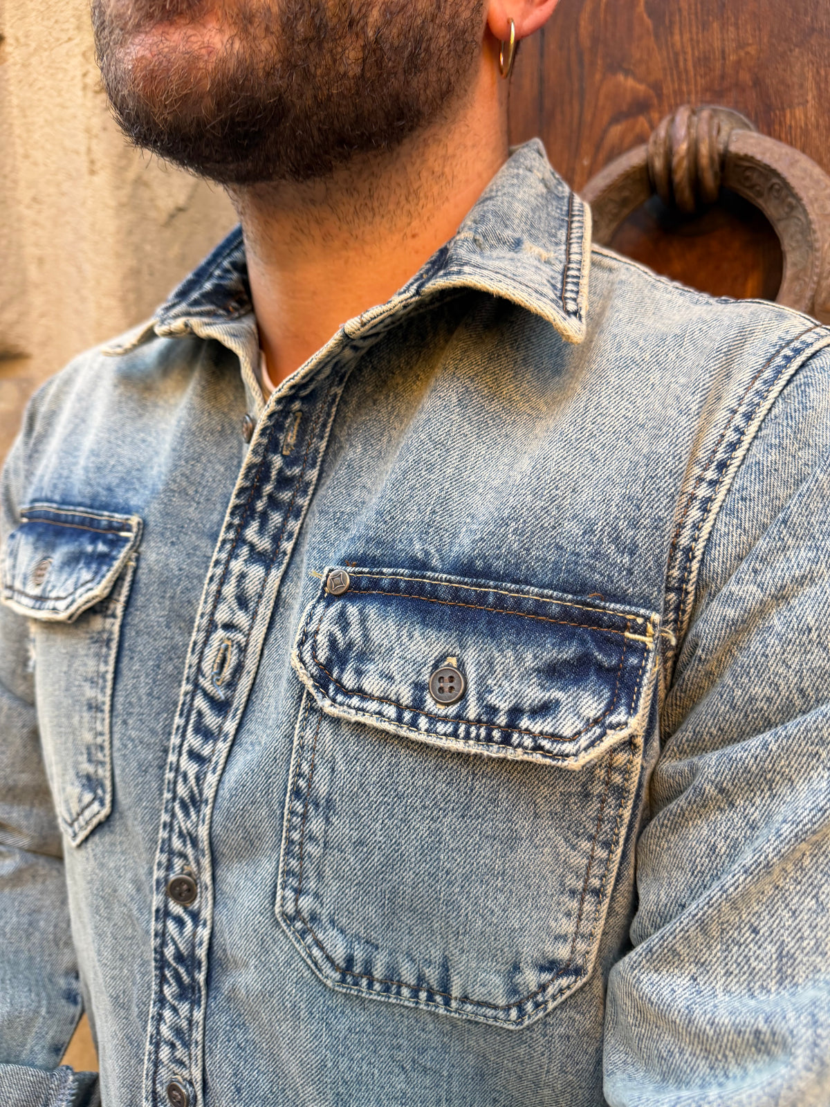 Overshirt in Denim di Pont