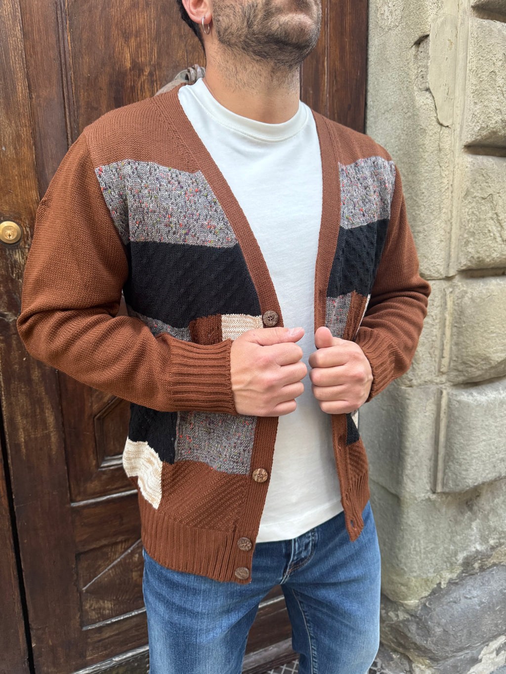 Cardigan Patch di Myden