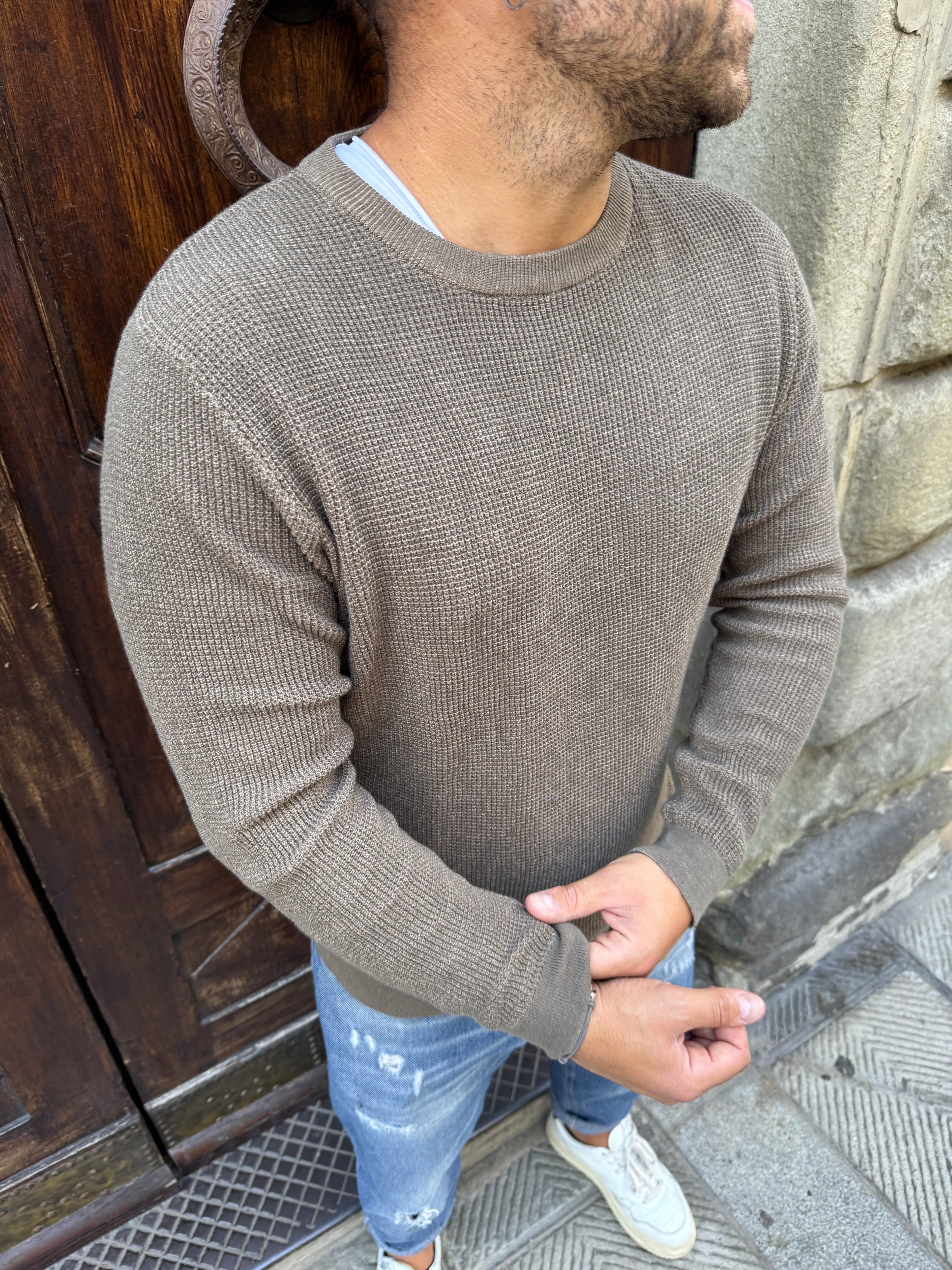 Maglioncino Dexter di Tiffosi tortora