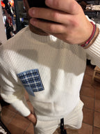 Maglioncino Patch di Telamira panna